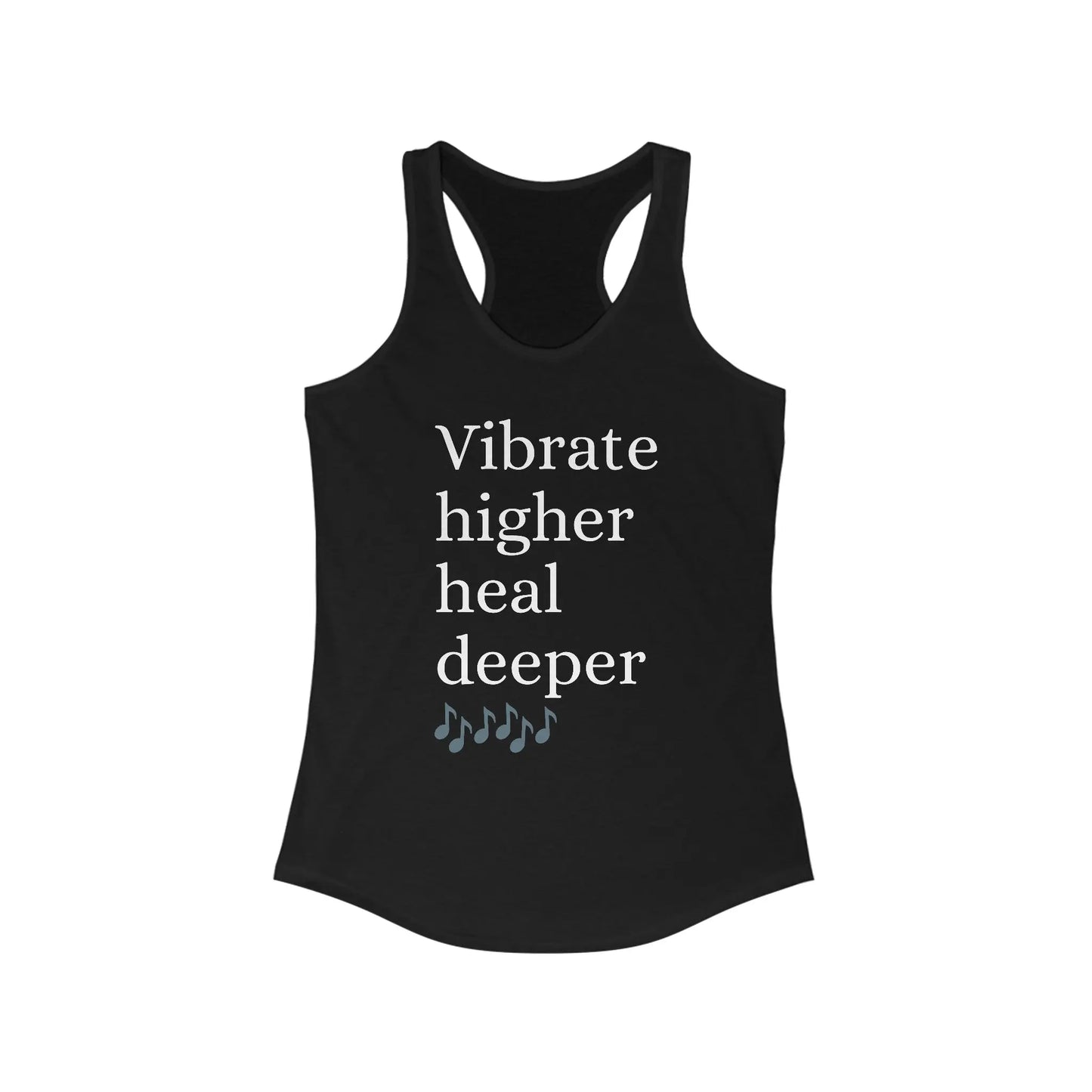 Deep Vibrations Women's Ideal Racerback Tank - Zenith Soul LLC