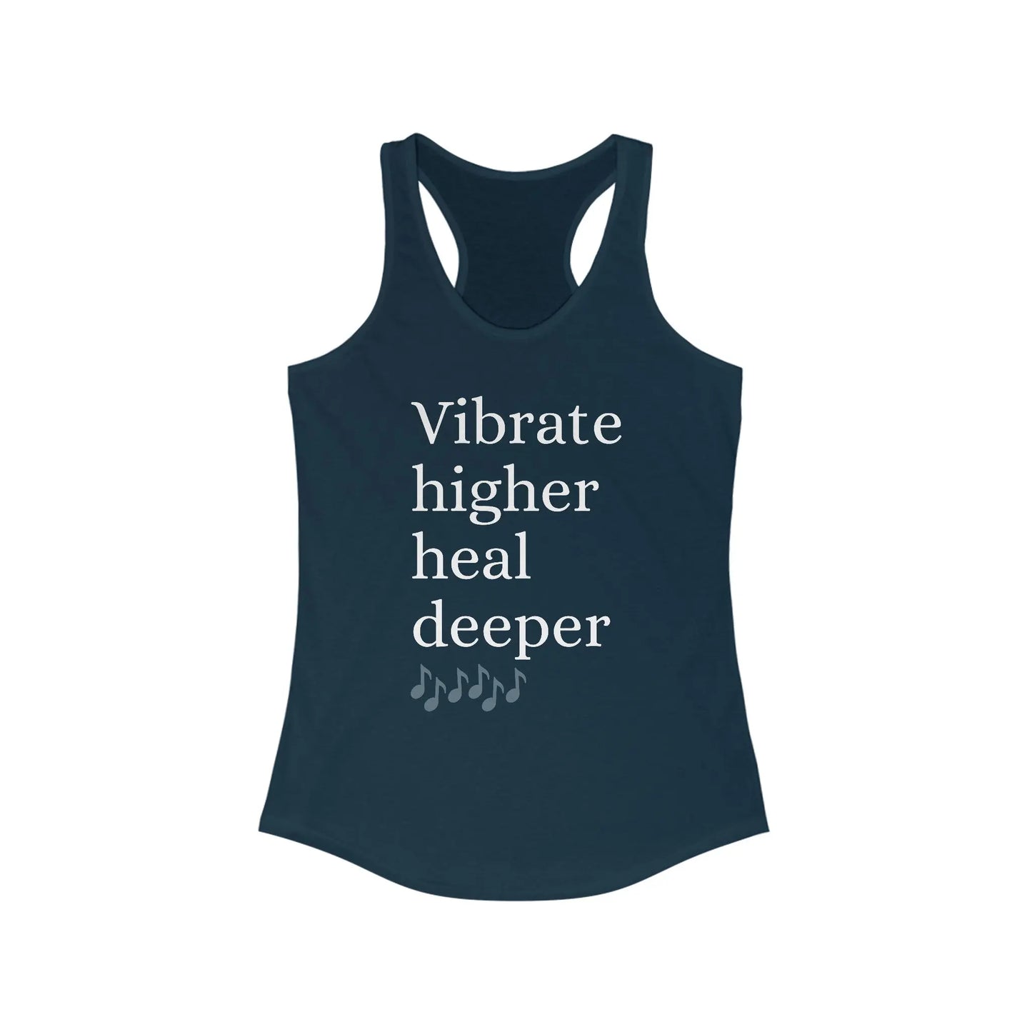 Deep Vibrations Women's Ideal Racerback Tank - Zenith Soul LLC