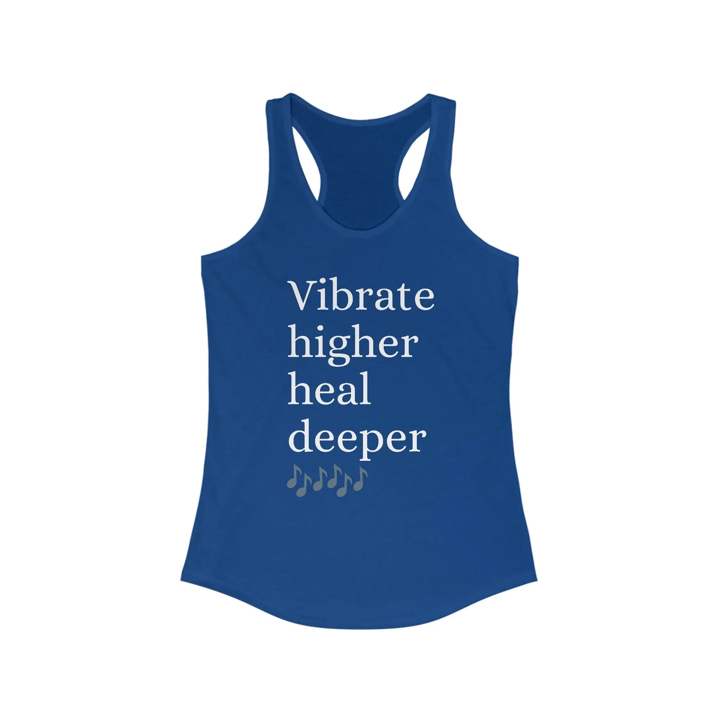 Deep Vibrations Women's Ideal Racerback Tank - Zenith Soul LLC