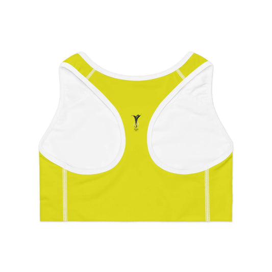 Leo Peridot Sports Bra (AOP) Printify