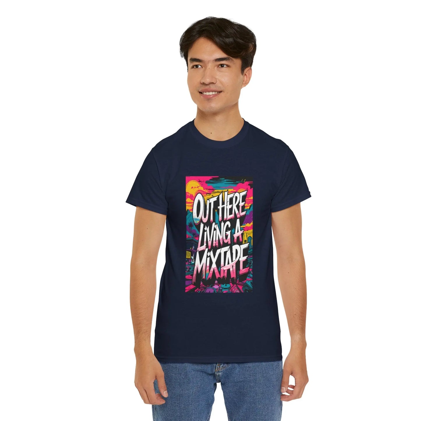 Out Here - Heavy Cotton Tee Printify