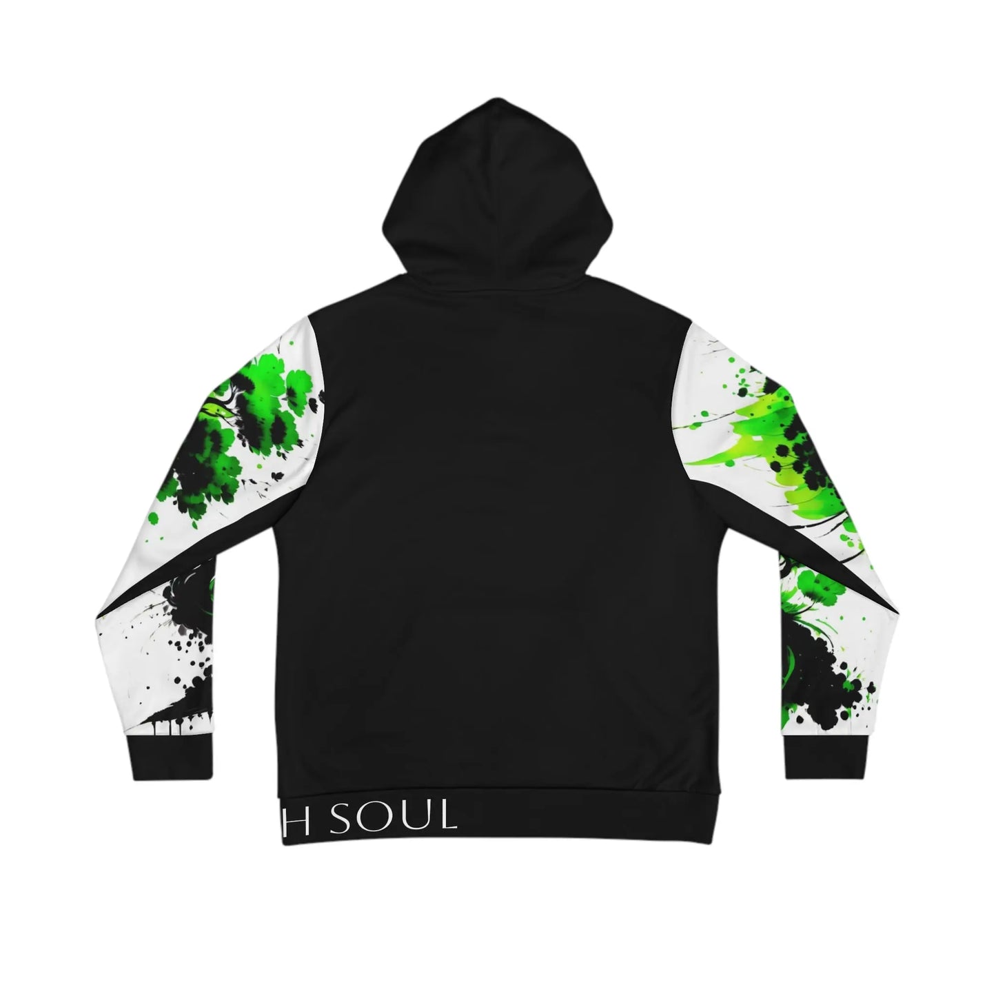 Heart Chakra Tree Black Hoodie Printify