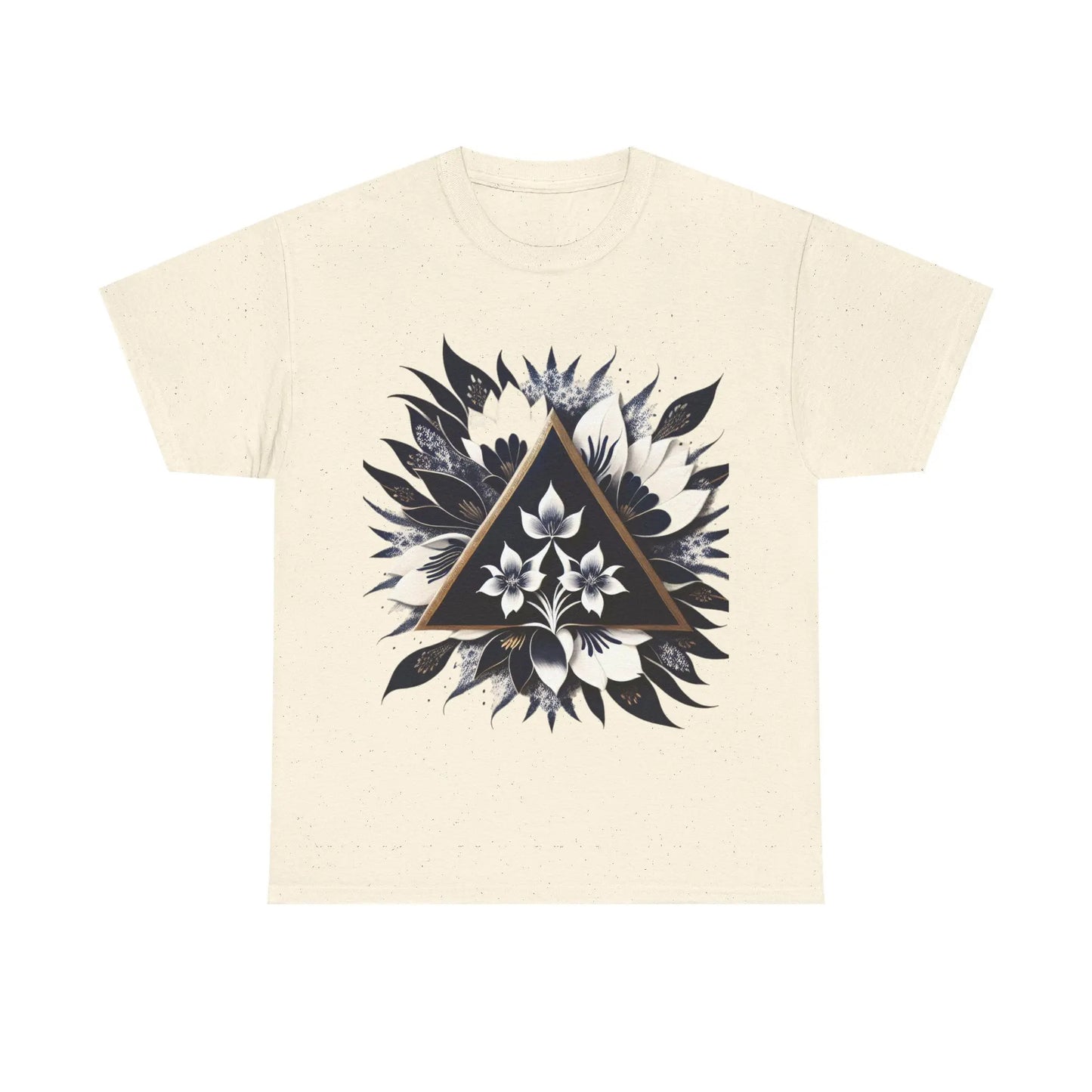 Floral Apex Unisex Heavy Cotton Tee - Zenith Soul LLC