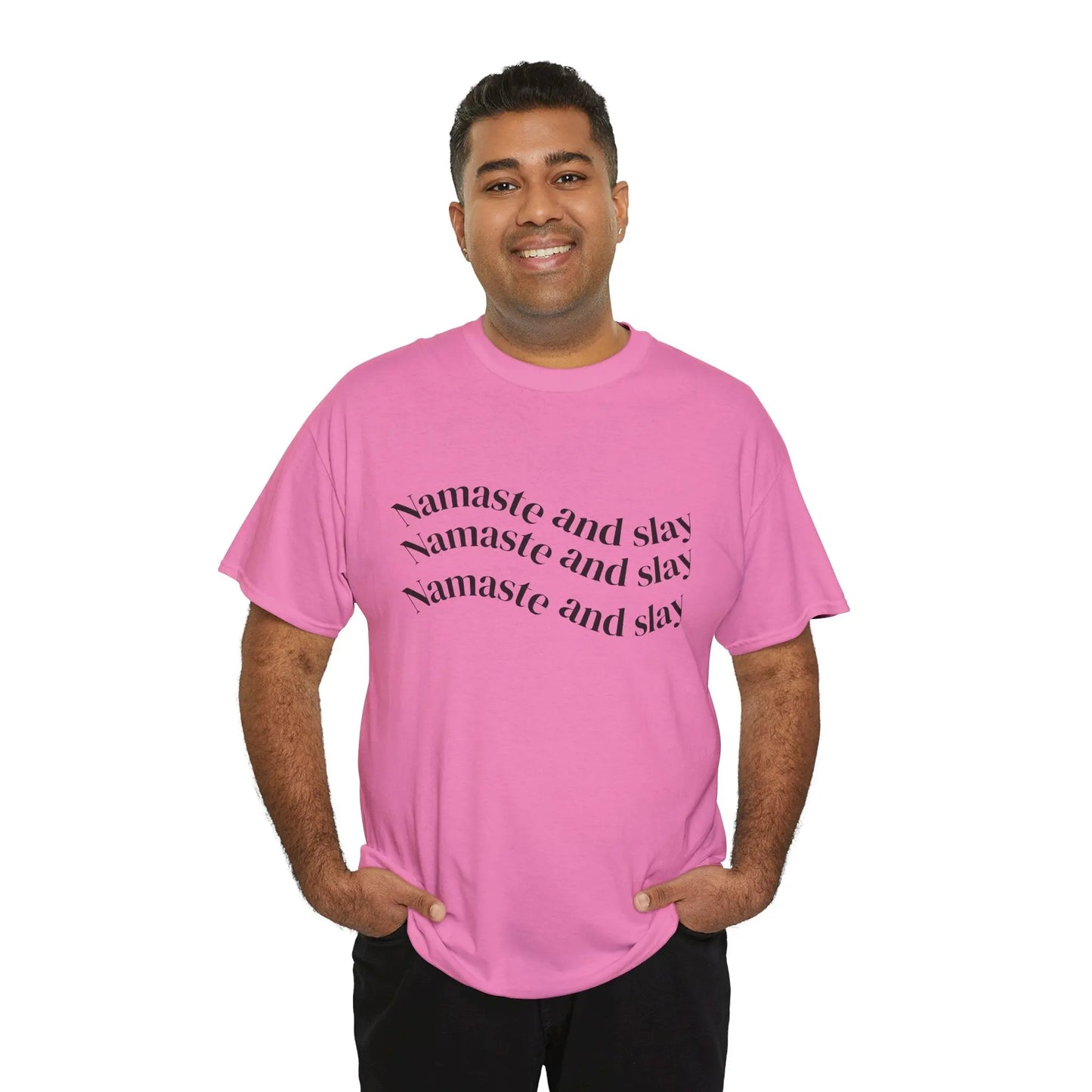 Namaste and Slay T-Shirt Printify