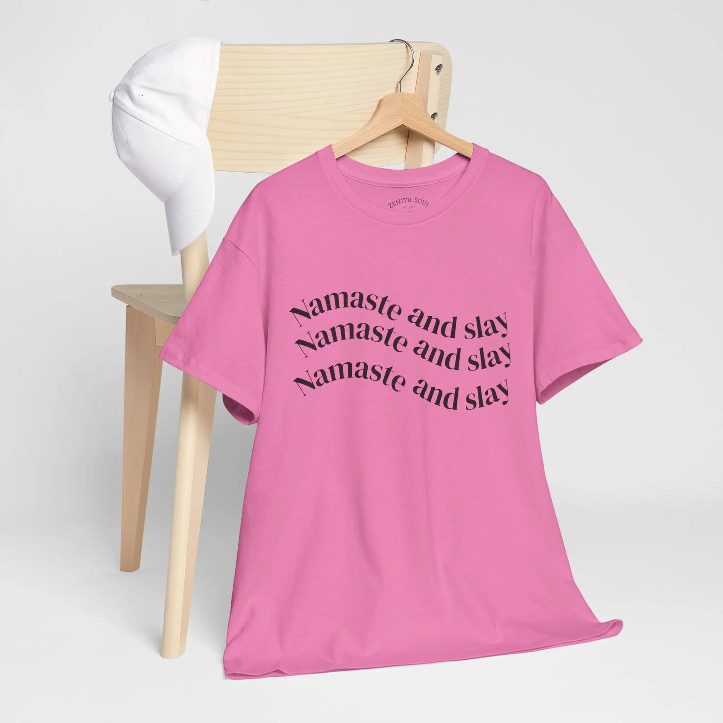 Namaste and Slay T-Shirt Printify