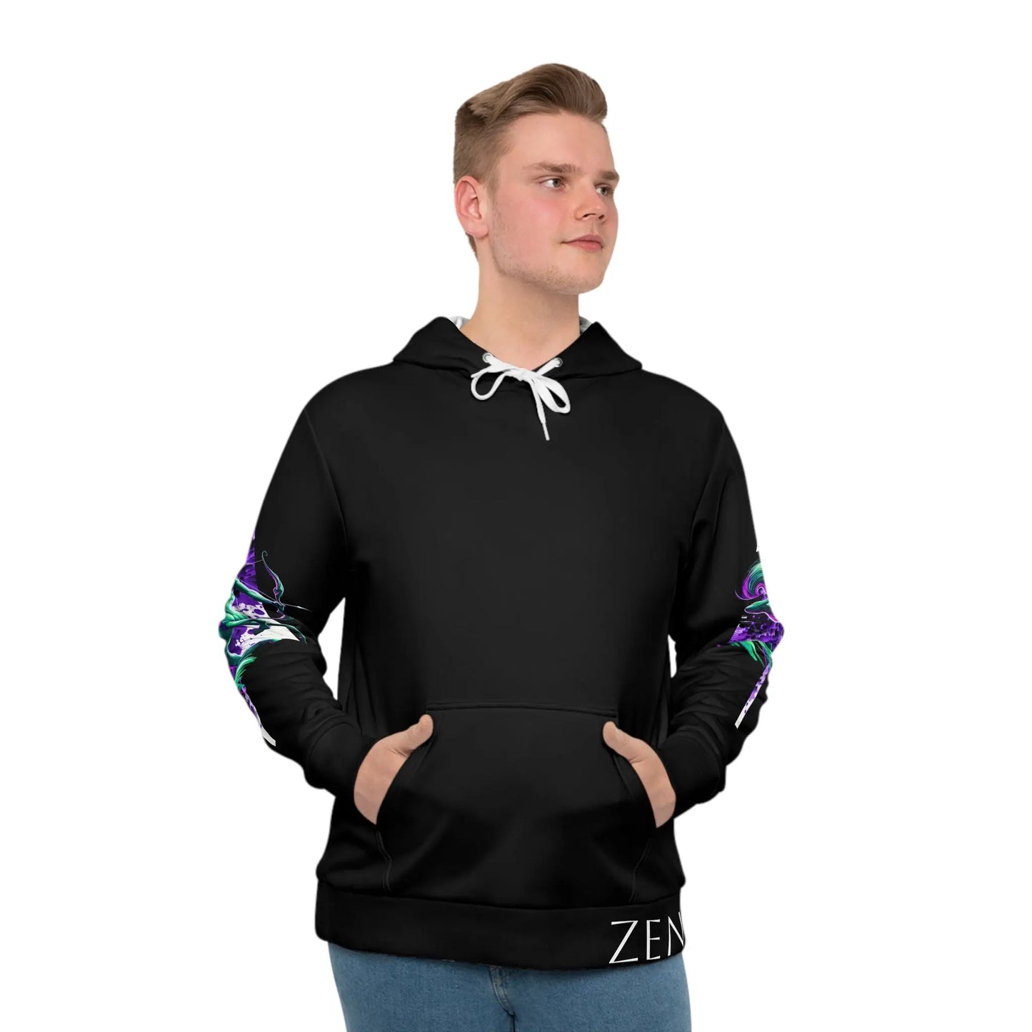 Sagittarius Black Hoodie Printify