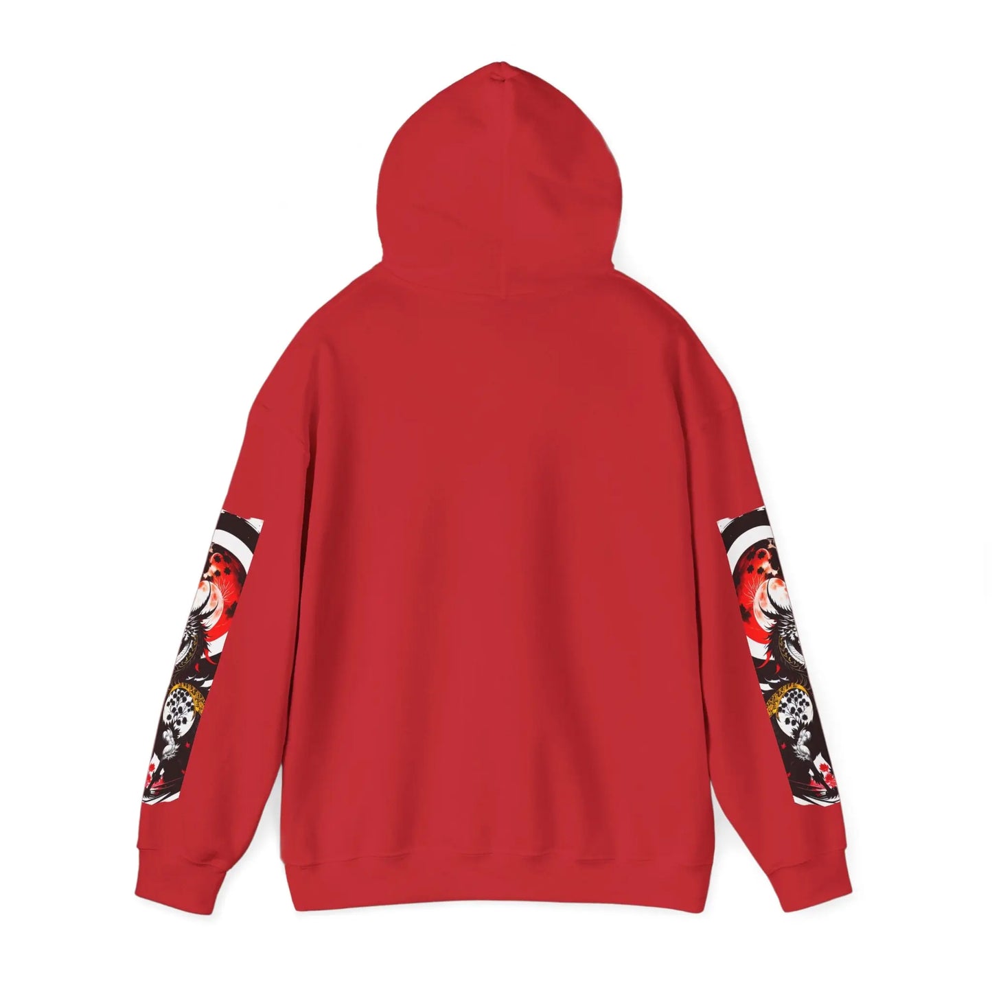 Red Dragon Hooded Sweatshirt Printify