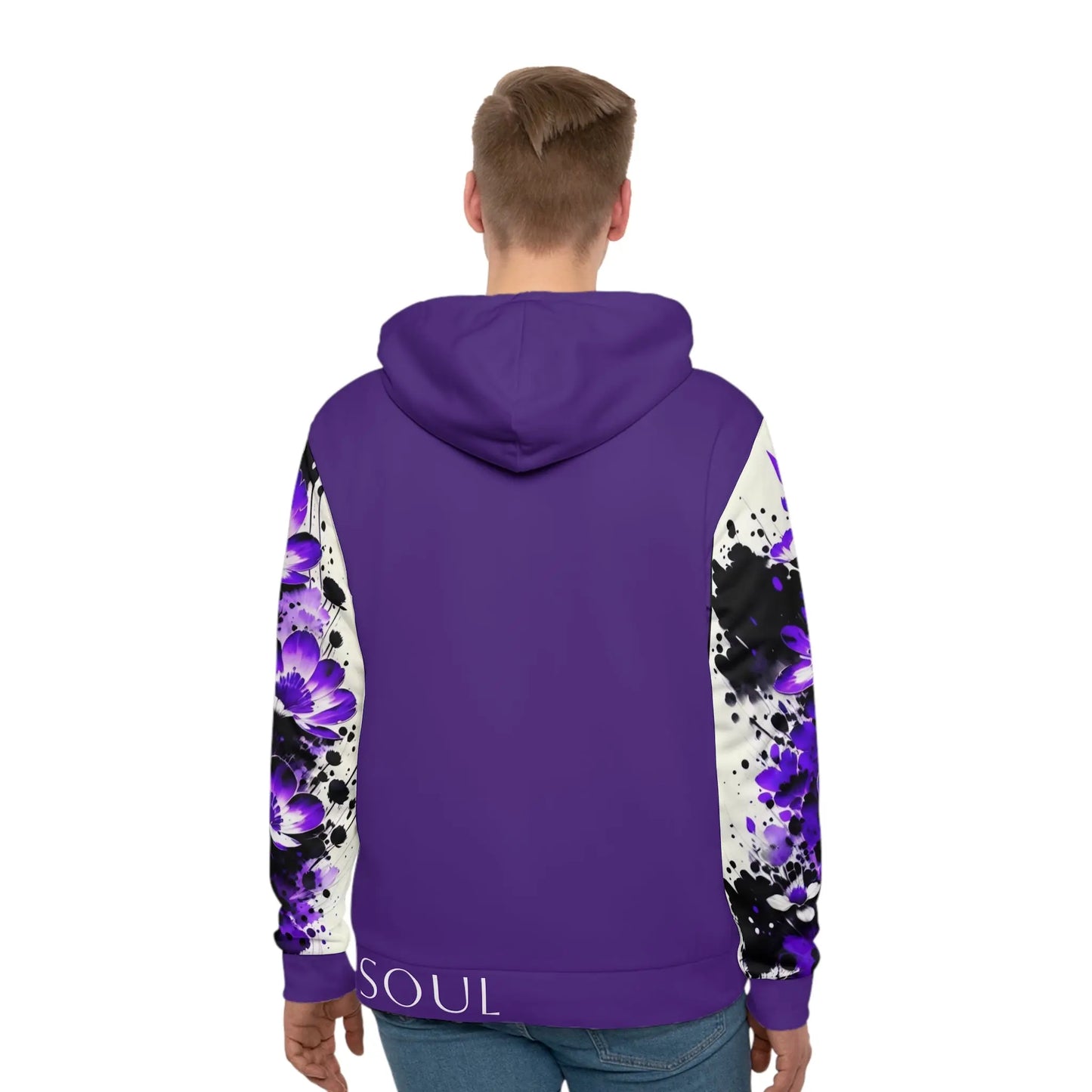 Crown Chakra Purple Hoodie Printify