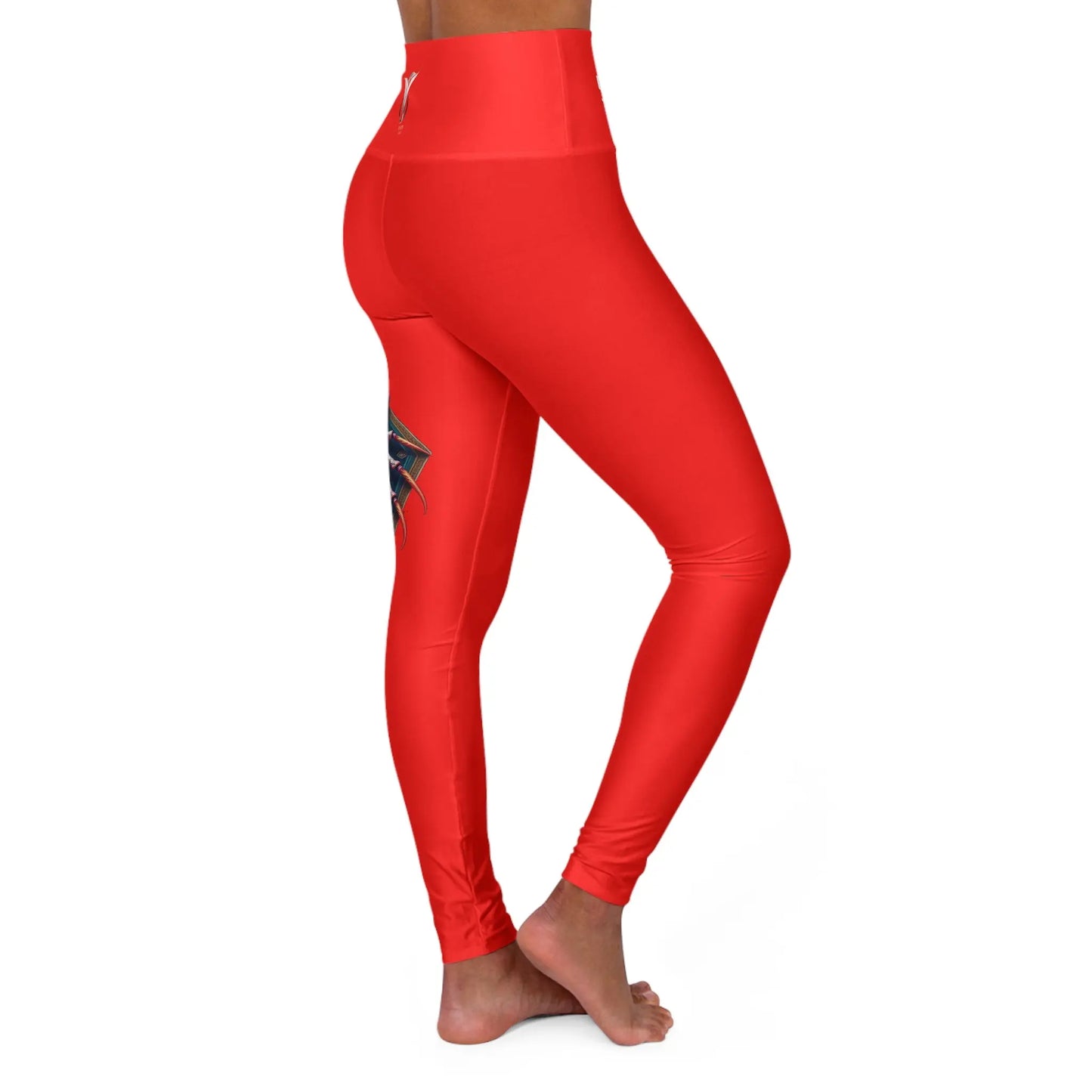 Scorpio Garnet High Waisted Yoga Leggings (AOP) Printify