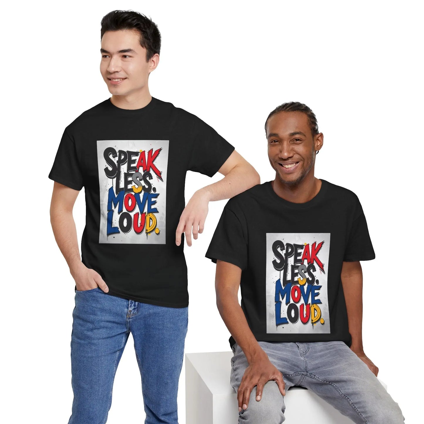 Speak Less - Heavy Cotton Tee Printify