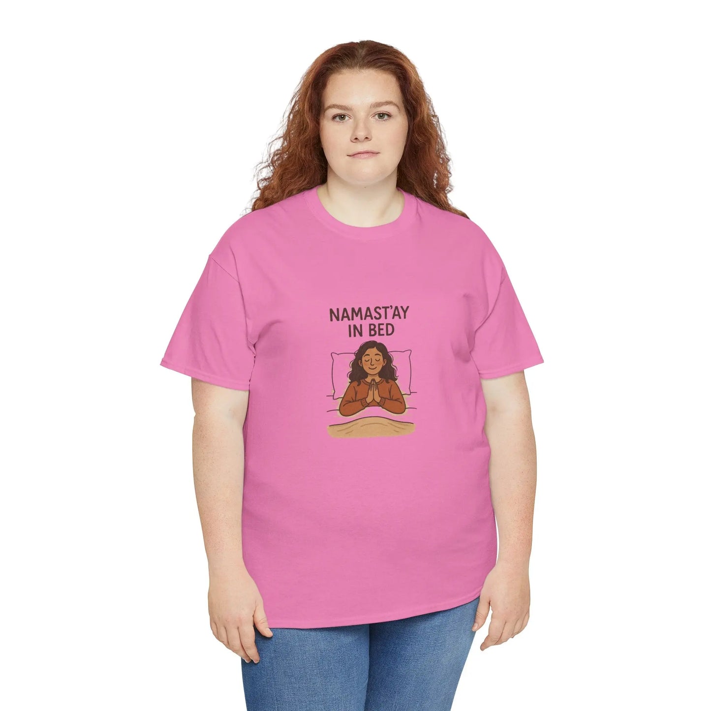 Namast'ay in Bed T-Shirt Printify