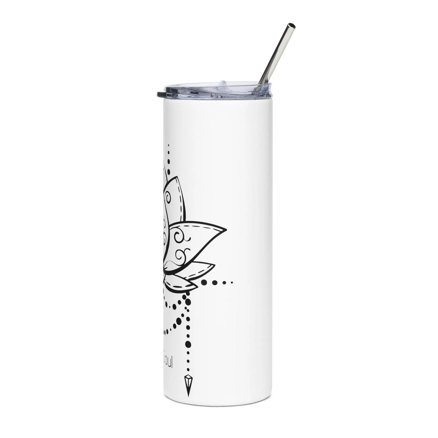 Bloom & Flow Lotus Stainless Steel Tumbler, 20oz
