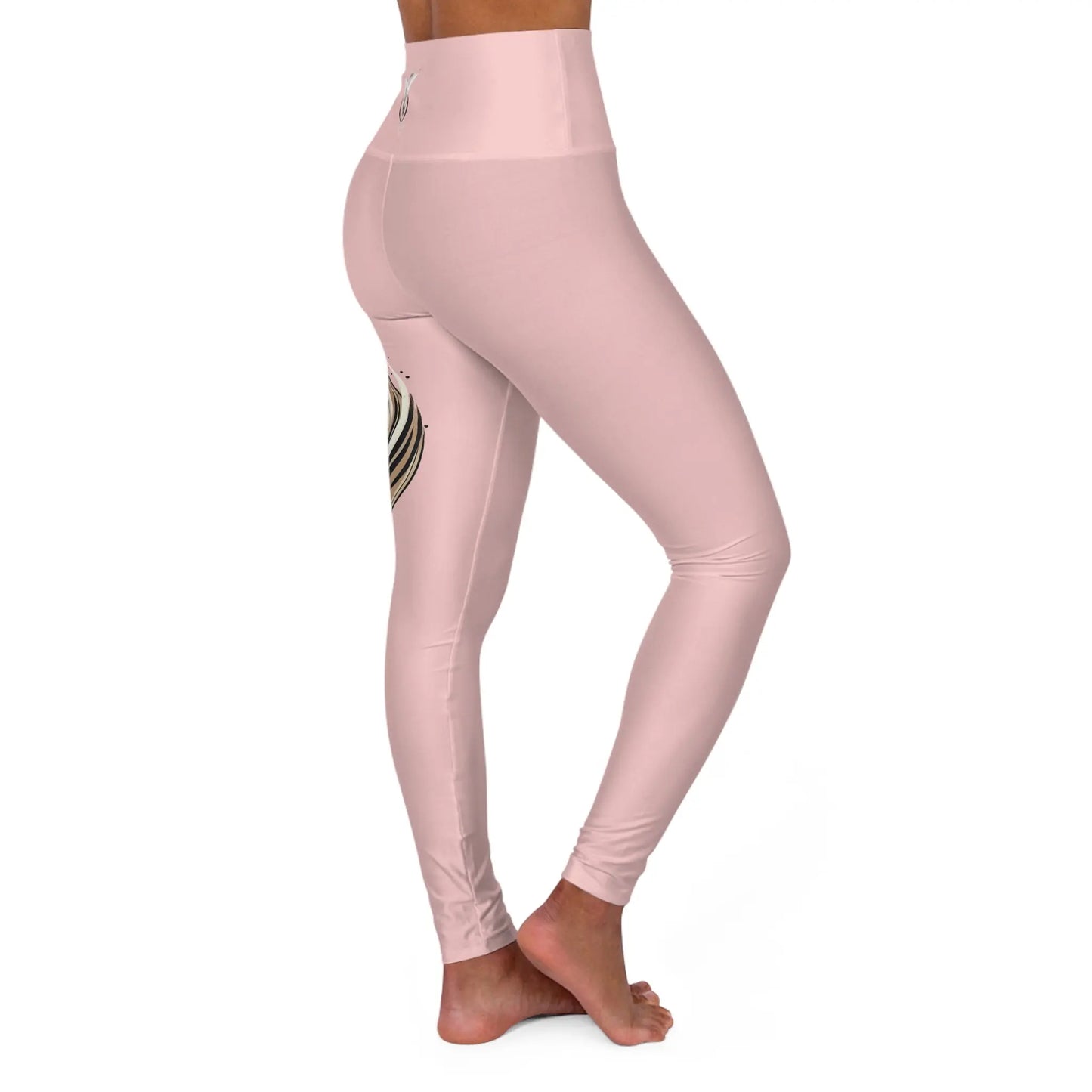 Taurus Rose Quartz High Waisted Yoga Leggings (AOP) Printify