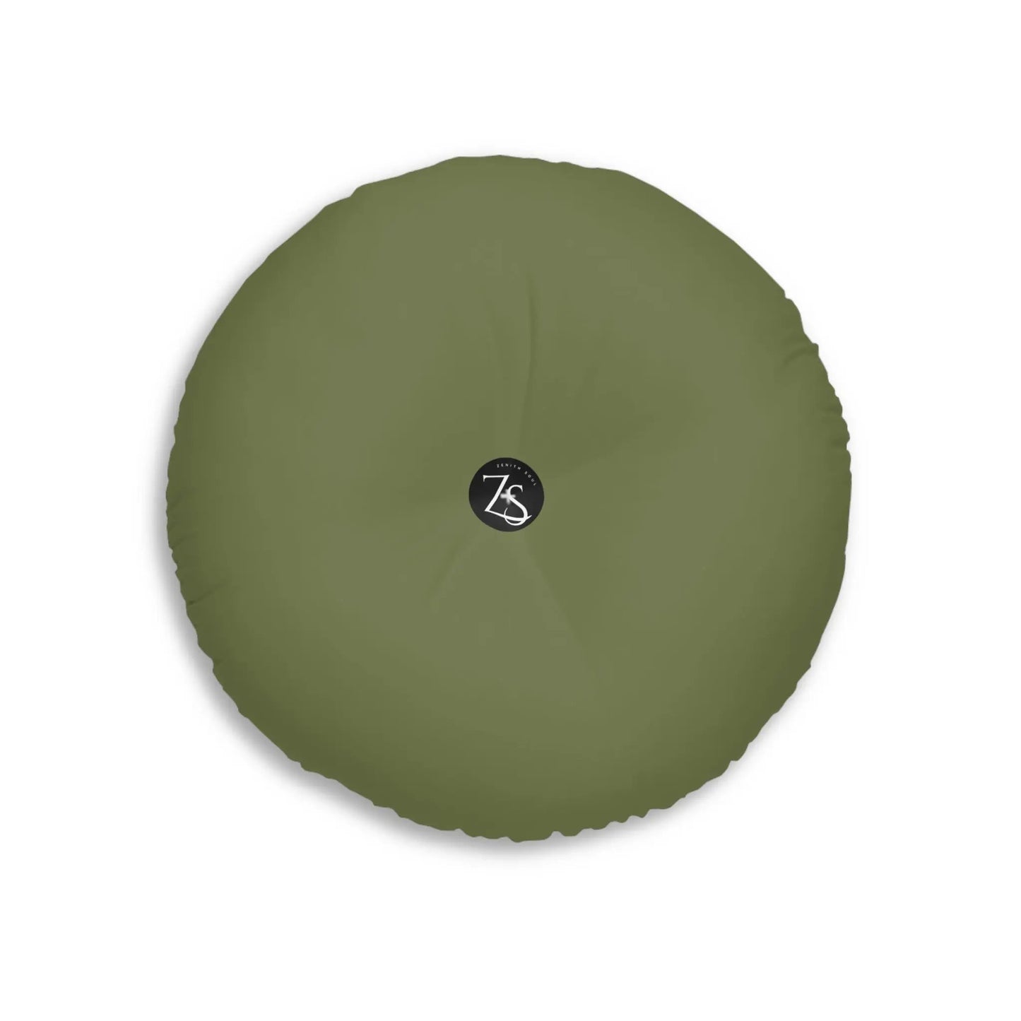 Tri Flora Meditation Pillow, Round Printify