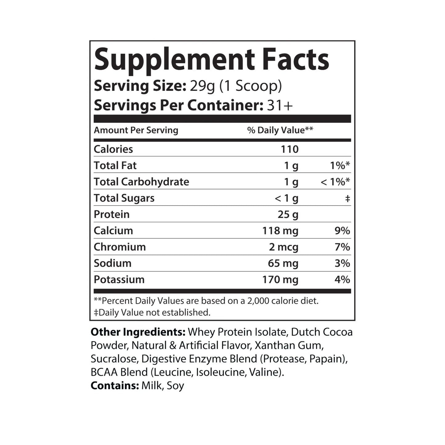 Whey Isolate Protein Supplement (907g, 2lb) Printify