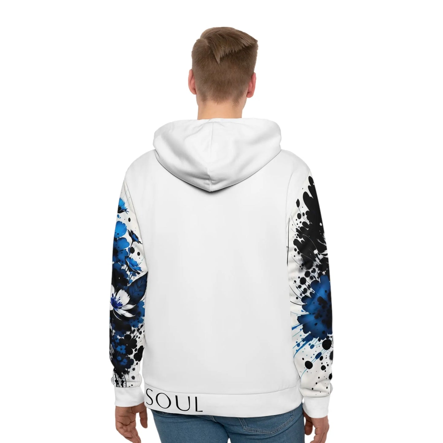 Throat Chakra White Hoodie Printify