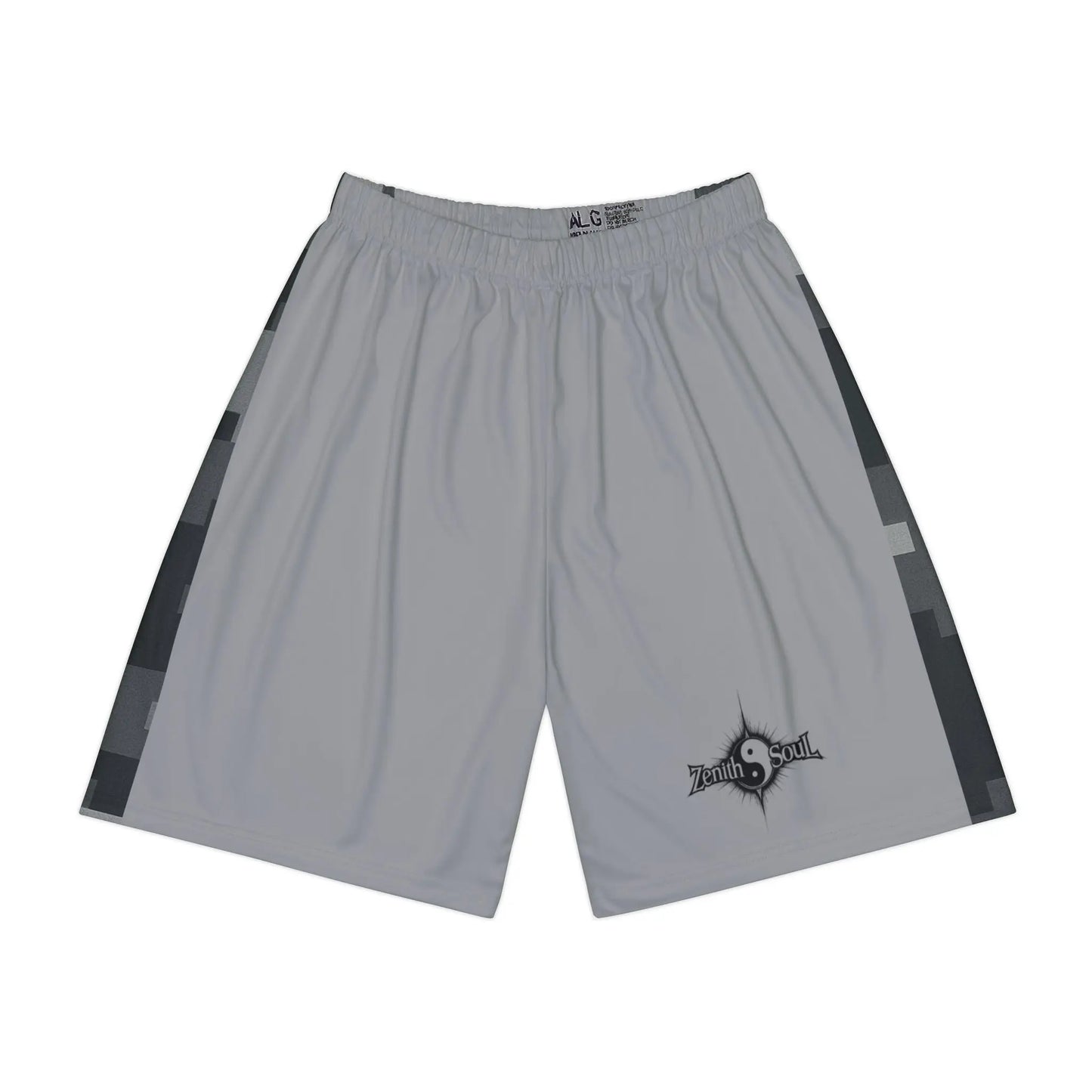 Camo Men’s Sports Shorts Gray (AOP) Printify