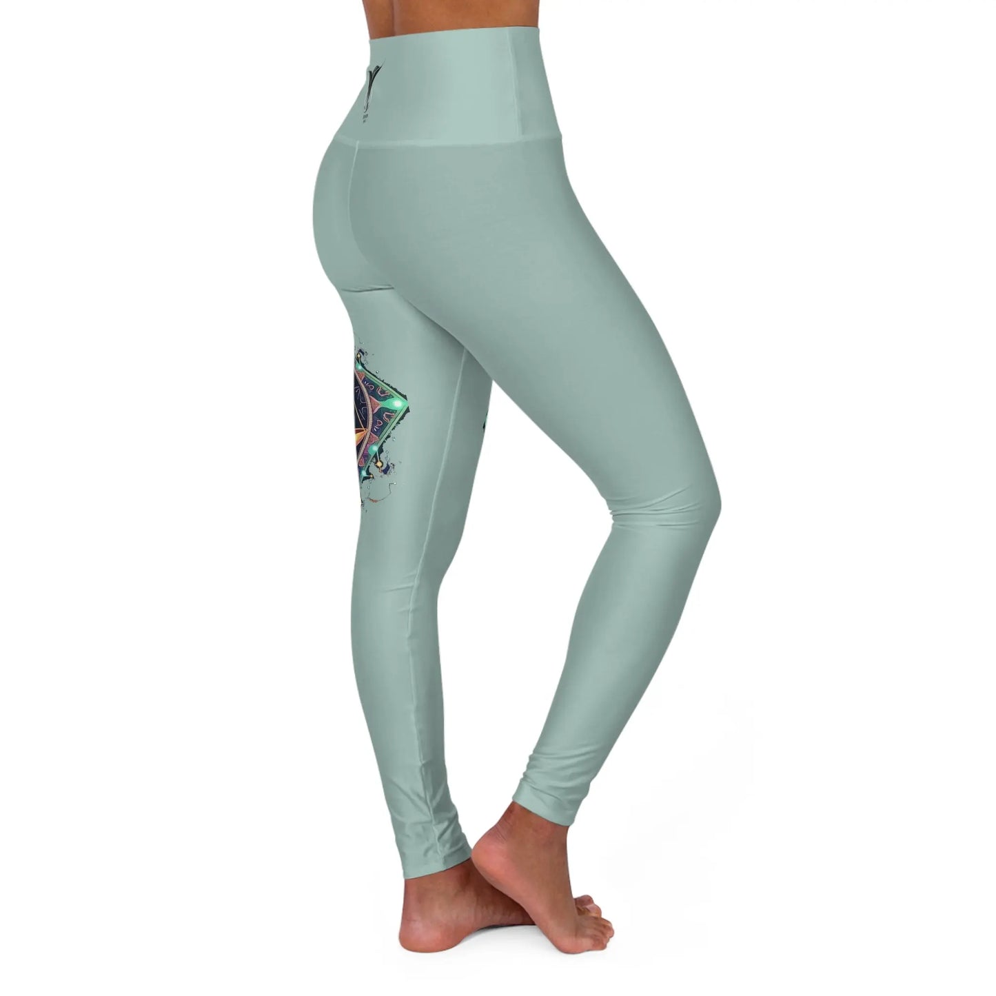 Libra Opal High Waisted Yoga Leggings (AOP) Printify