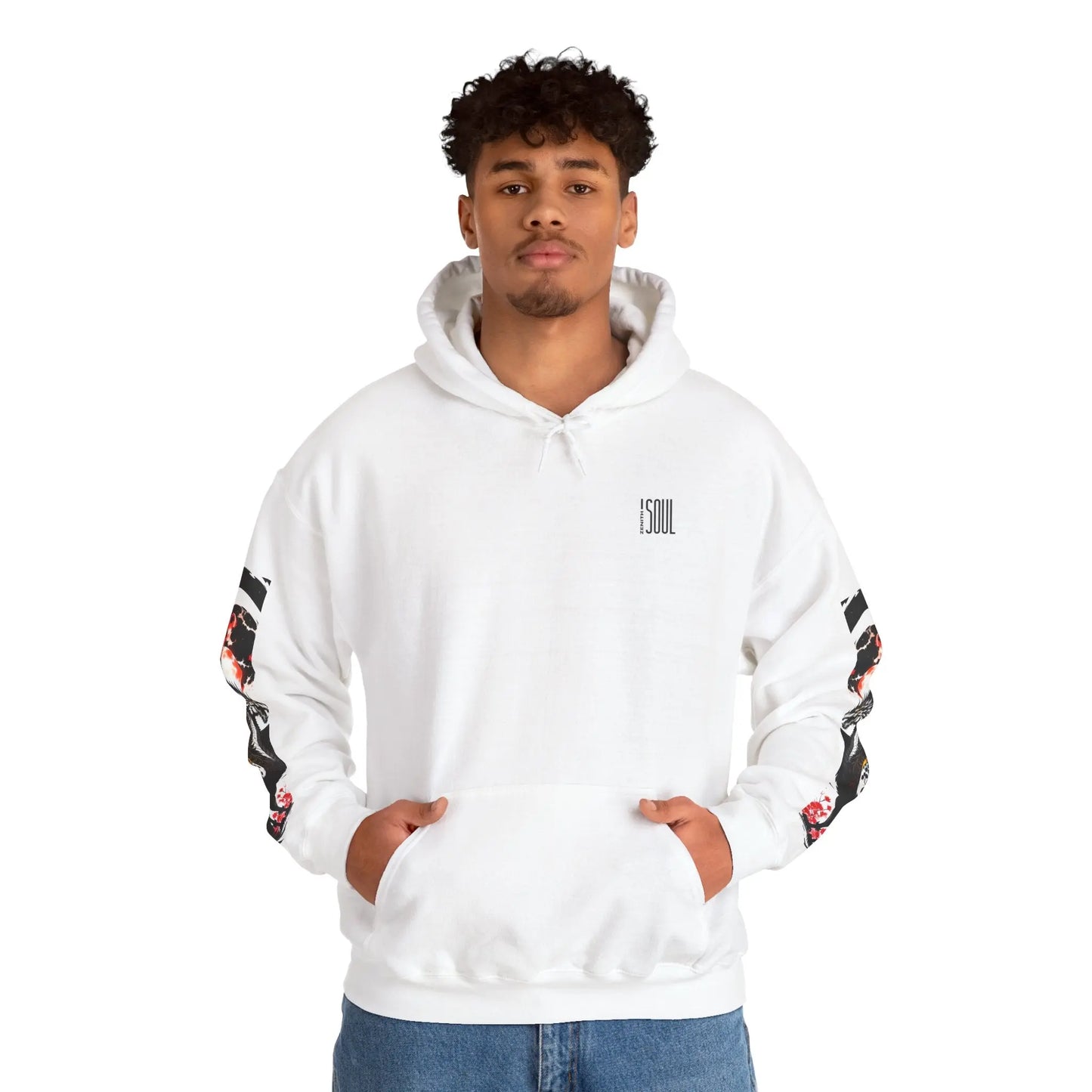 Red Dragon Hooded Sweatshirt Printify