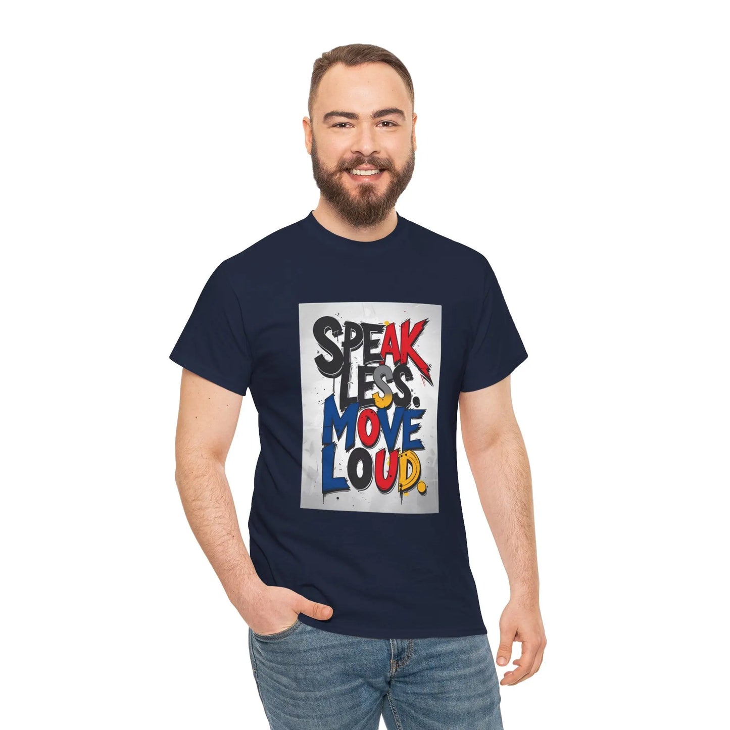 Speak Less - Heavy Cotton Tee Printify