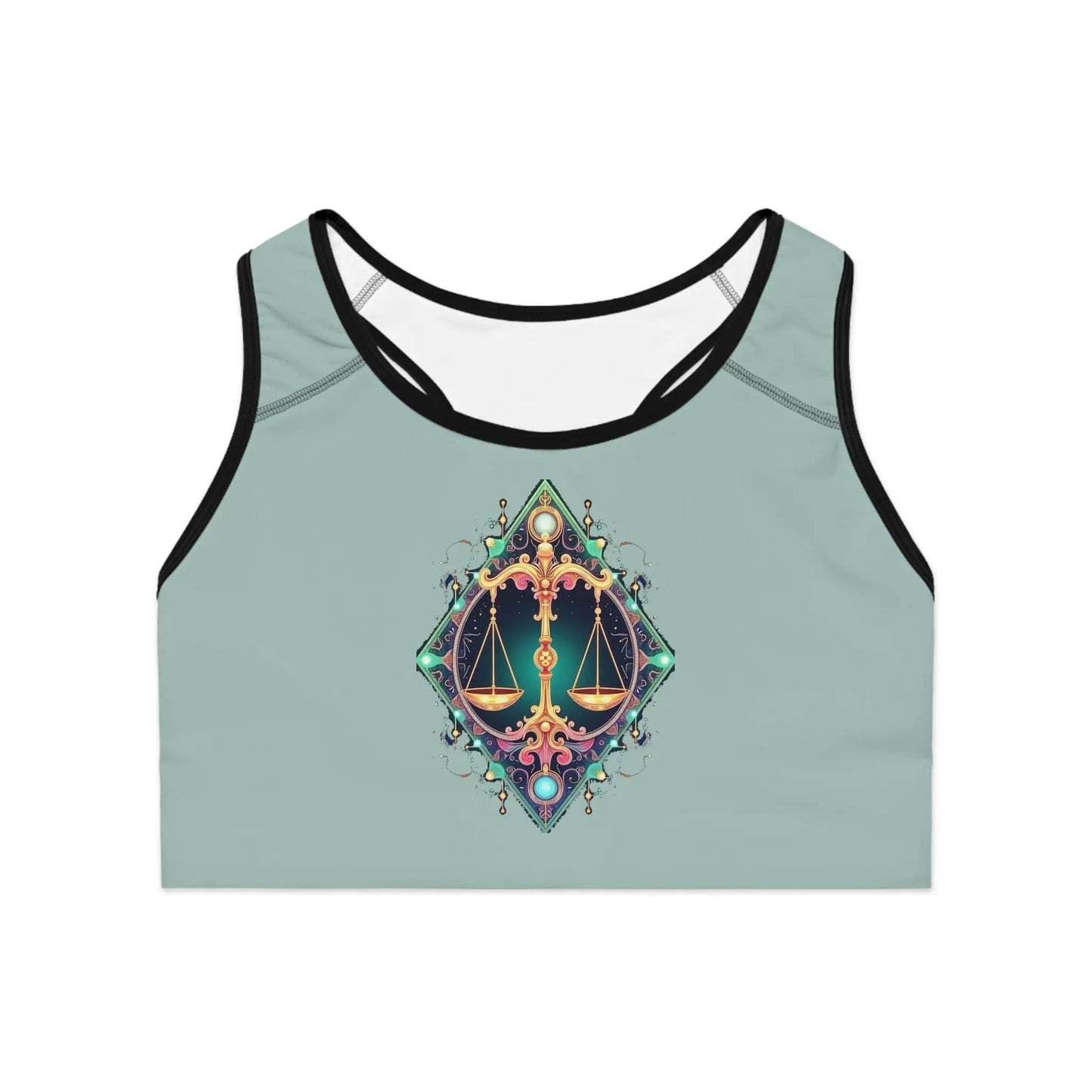 Libra Opal Sports Bra (AOP) Printify