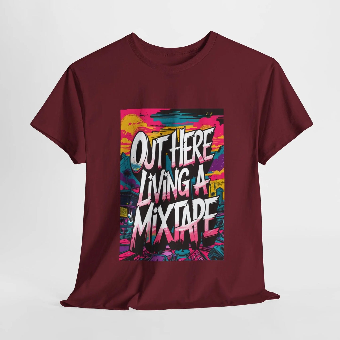 Out Here - Heavy Cotton Tee Printify