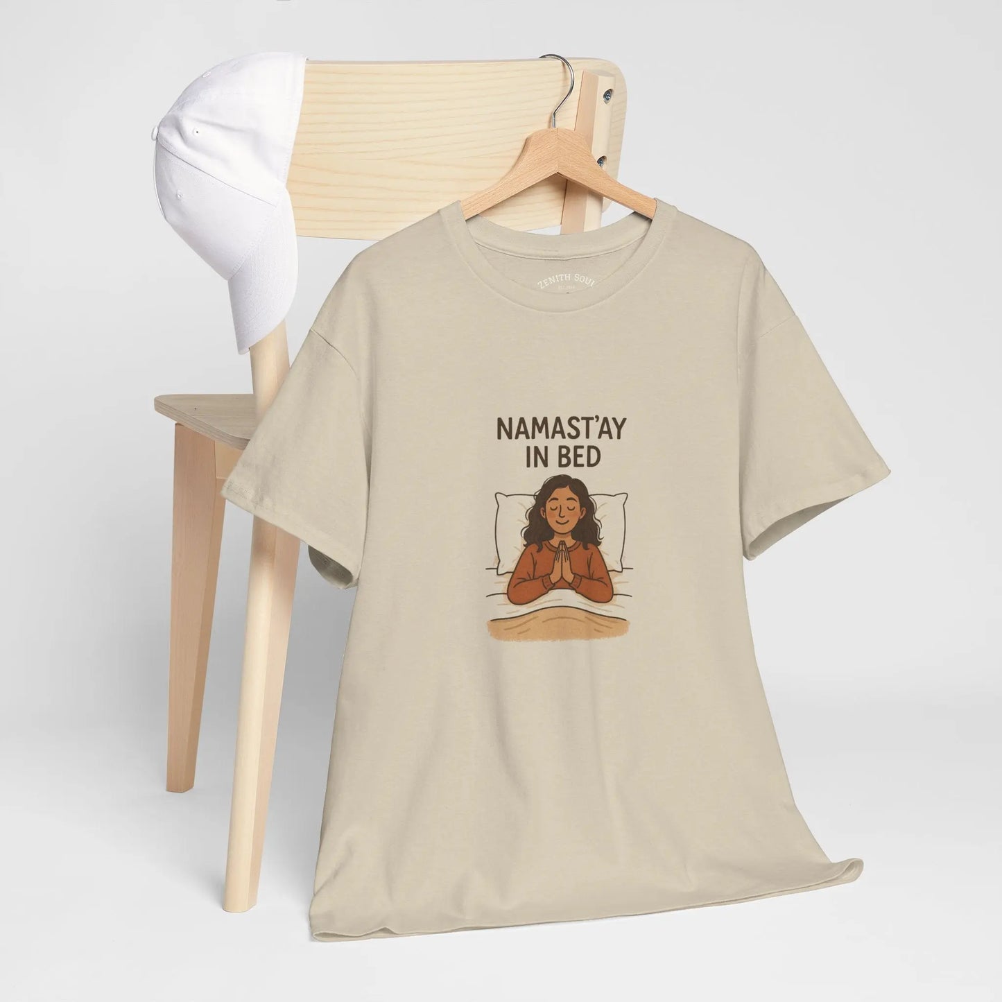 Namast'ay in Bed T-Shirt Printify