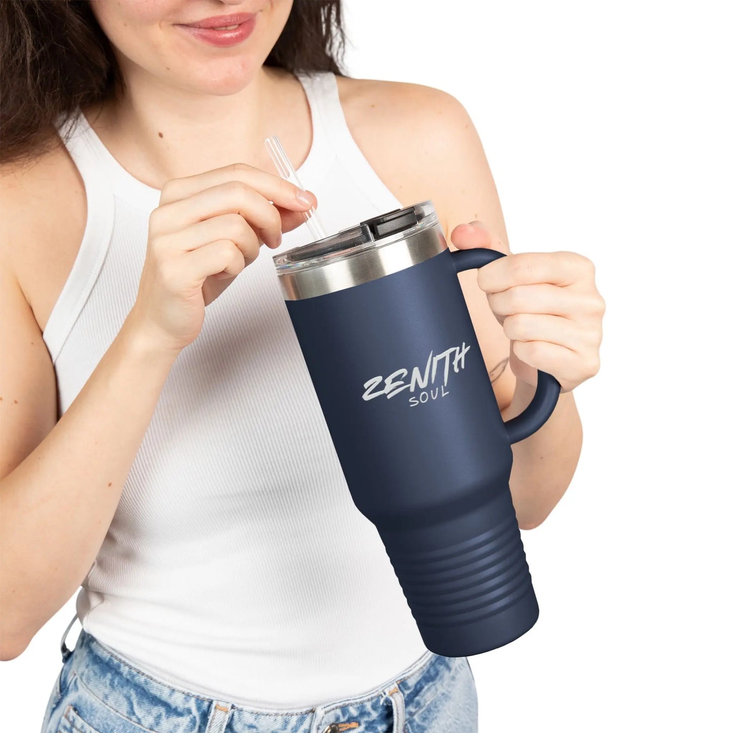 Zenith Soul Insulated Travel Mug, 40oz Printify