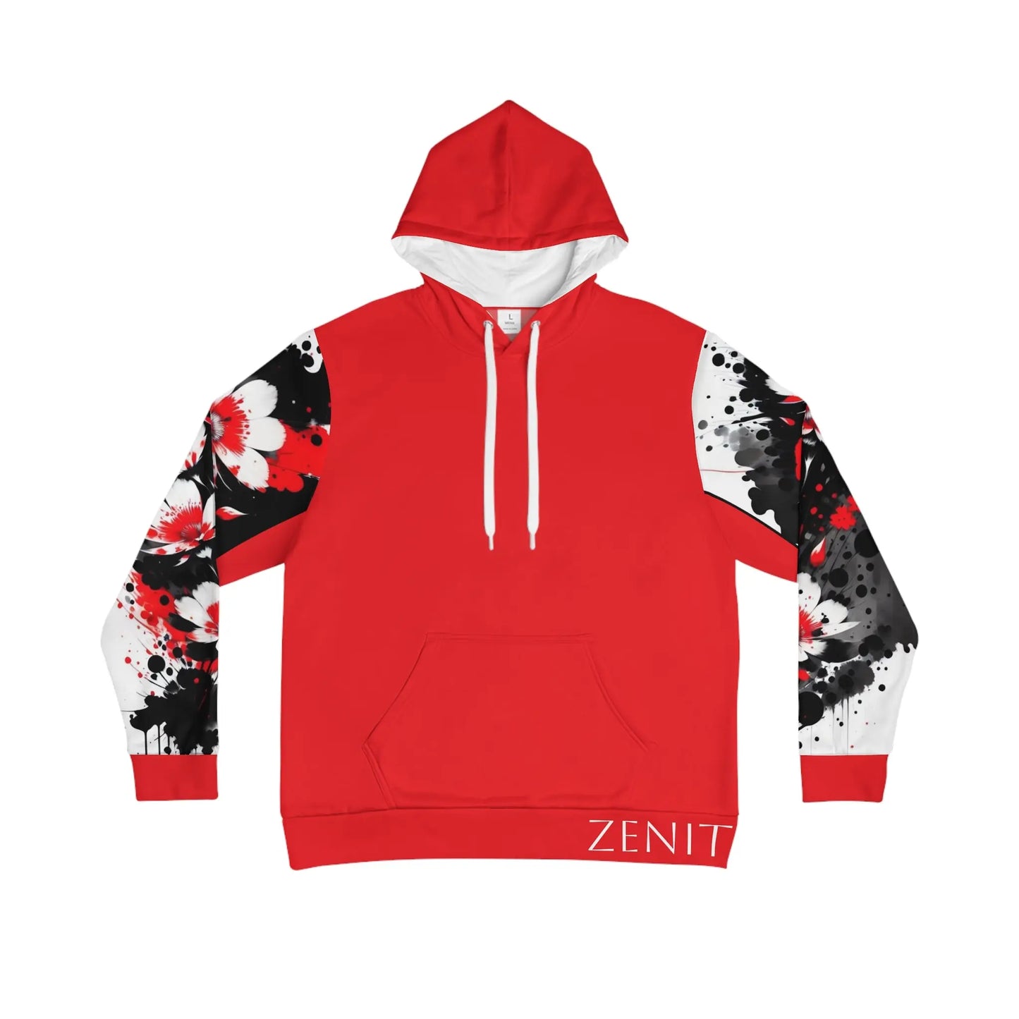Root Chakra Flower Red Hoodie Printify