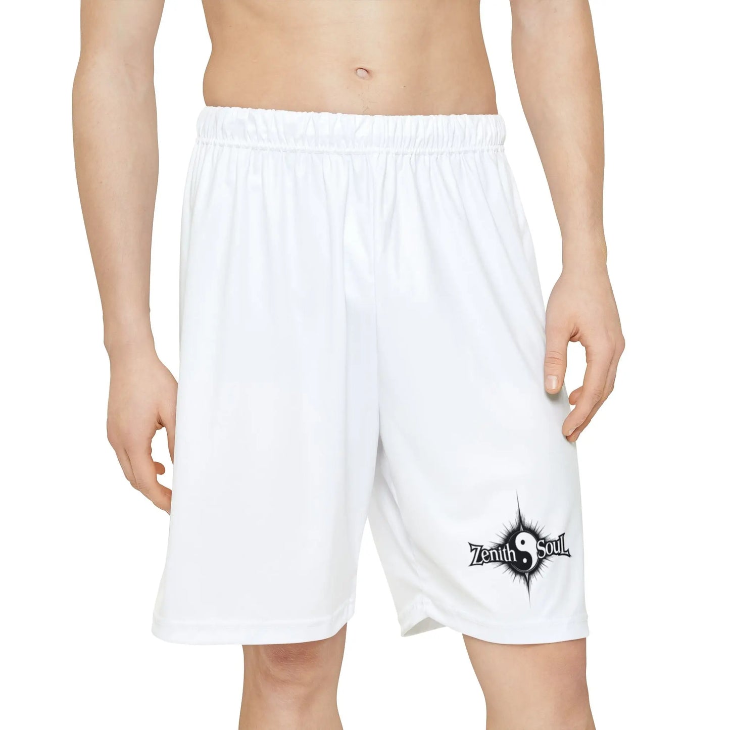 Men’s Sports Shorts White (AOP) Printify