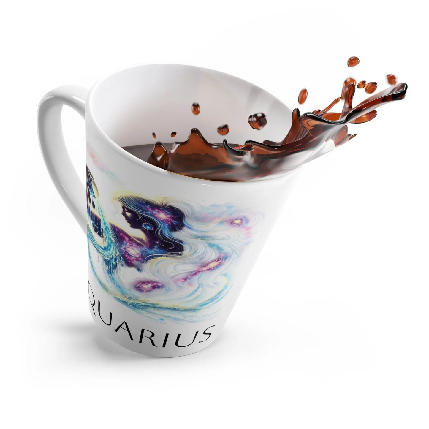 Aquarius Latte Mug Printify