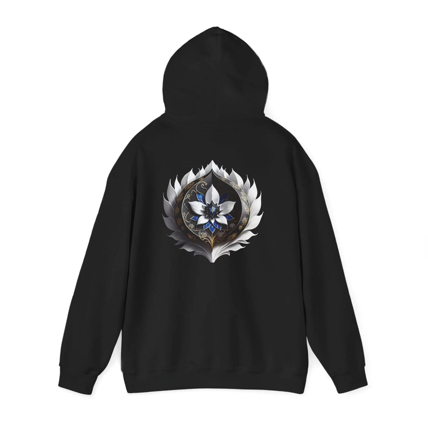 Divine Bloom Everyday Hooded Sweatshirt Printify