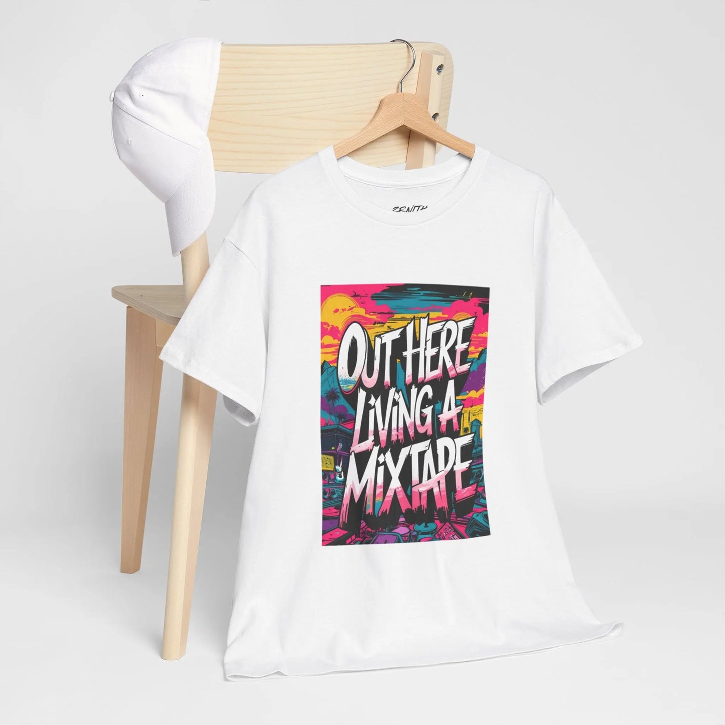 Out Here - Heavy Cotton Tee Printify