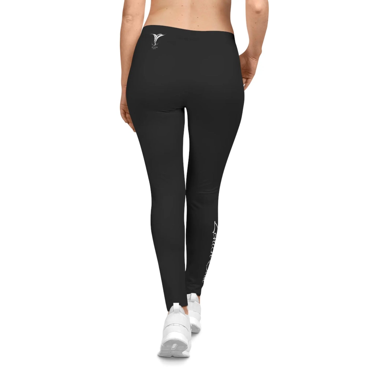 Tranquil Space Black Women's Casual Leggings (AOP) Printify
