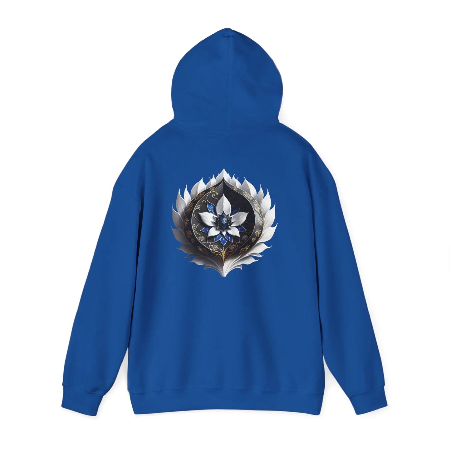 Divine Bloom Everyday Hooded Sweatshirt Printify
