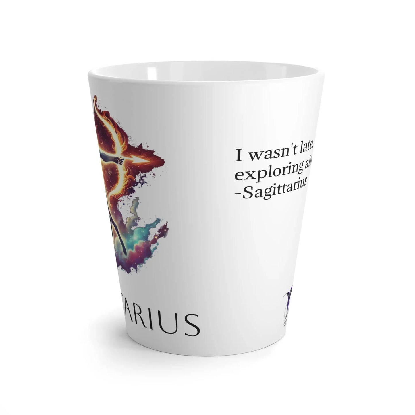 Sagittarius Latte Mug Printify