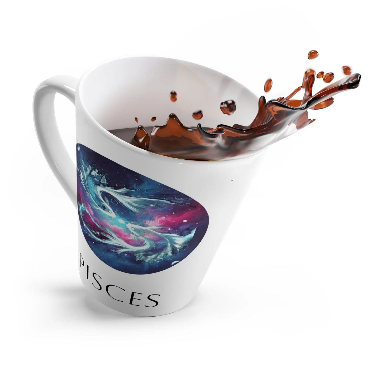 Pisces Latte Mug Printify