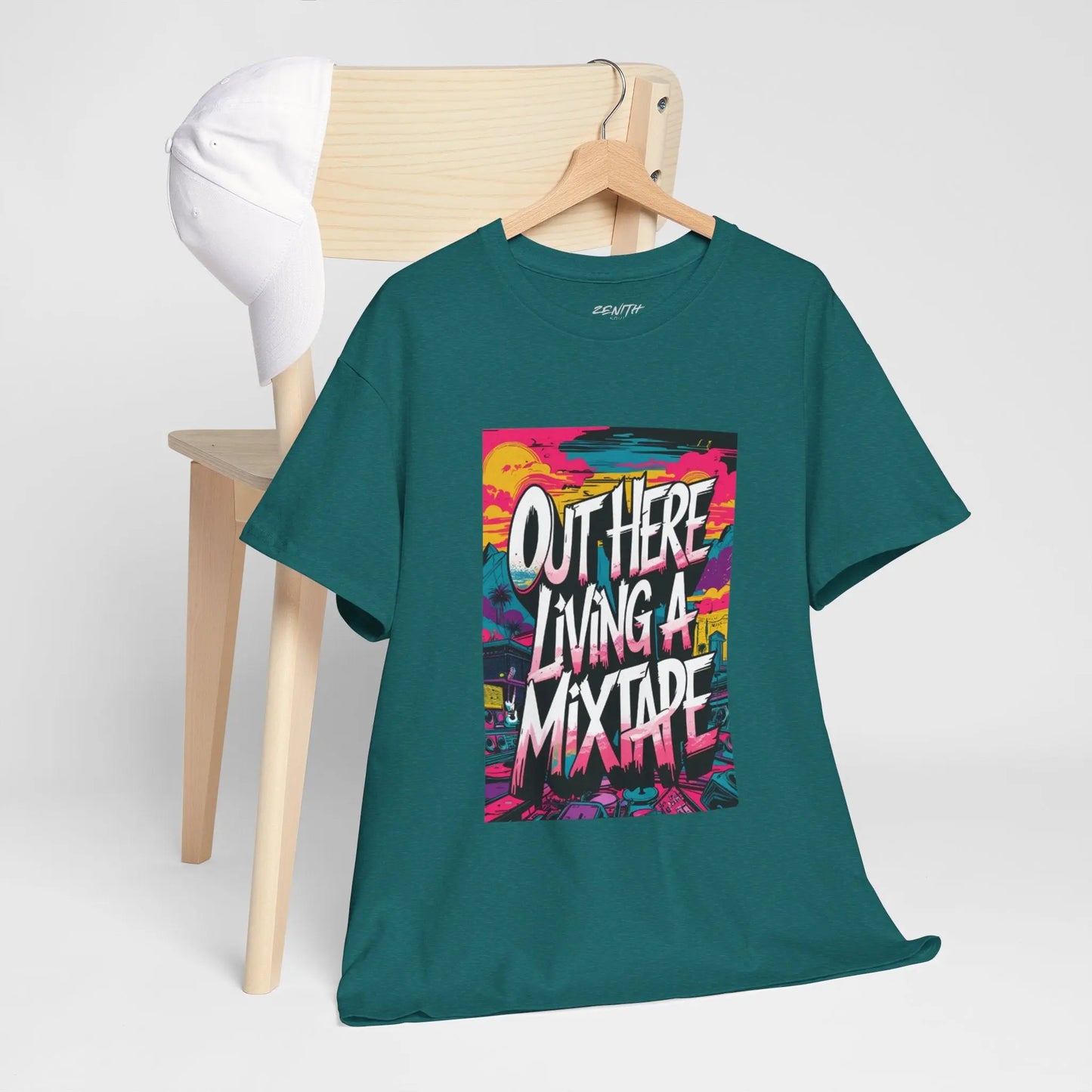 Out Here - Heavy Cotton Tee Printify