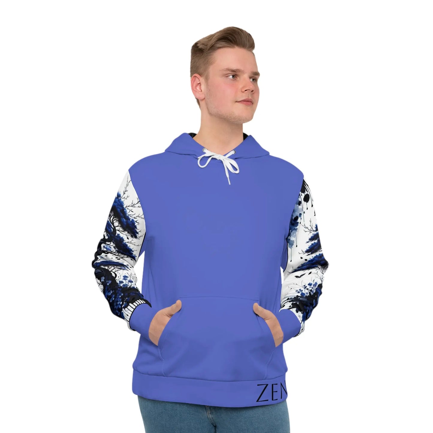 3rd Eye Chakra Tree Indigo Hoodie Printify
