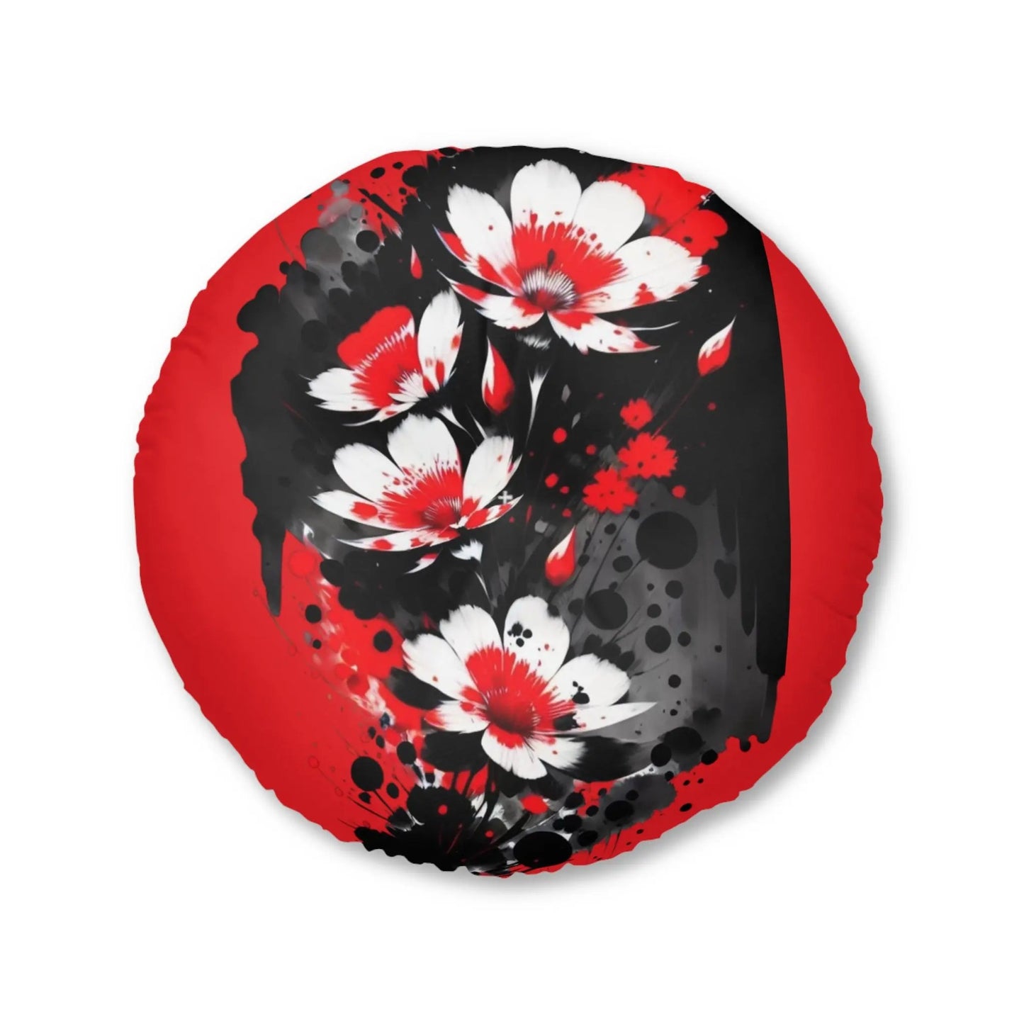 Root Chakra Meditation Pillow, Round Printify