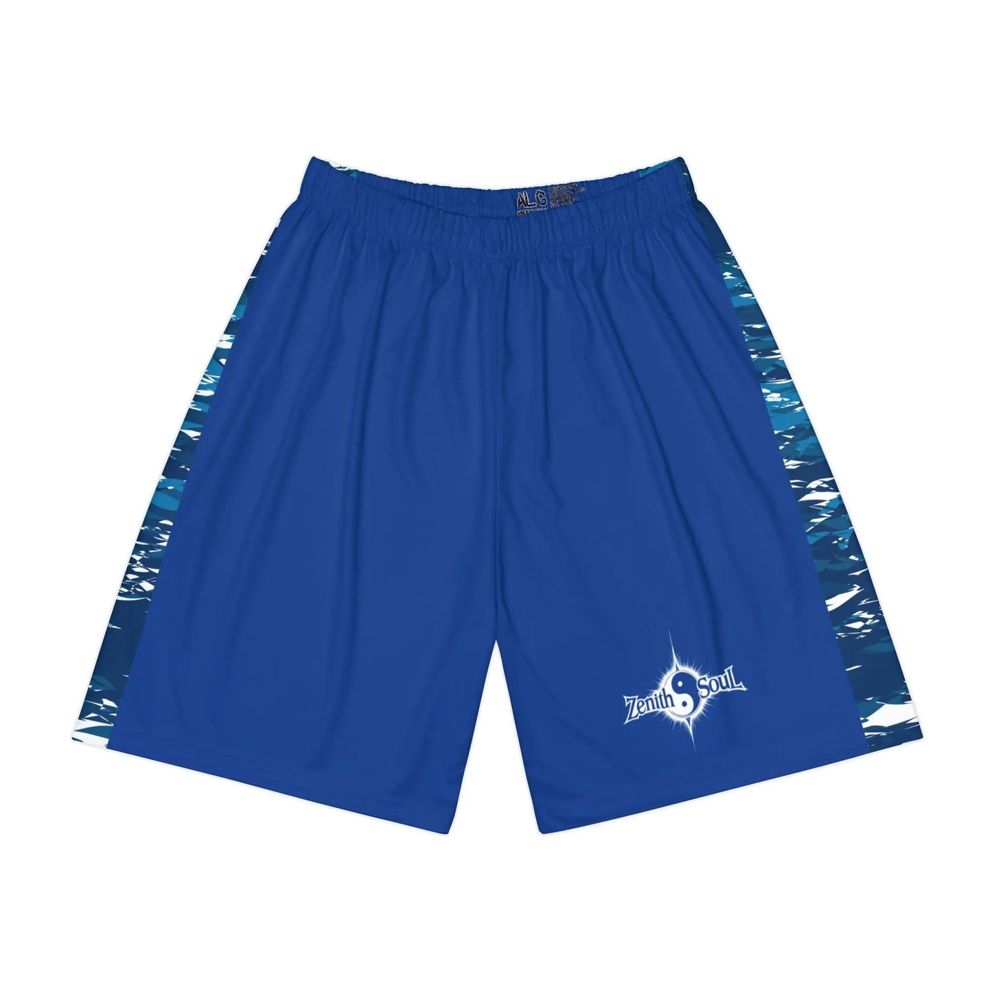 Camo Men’s Sports Shorts Blue (AOP) Printify