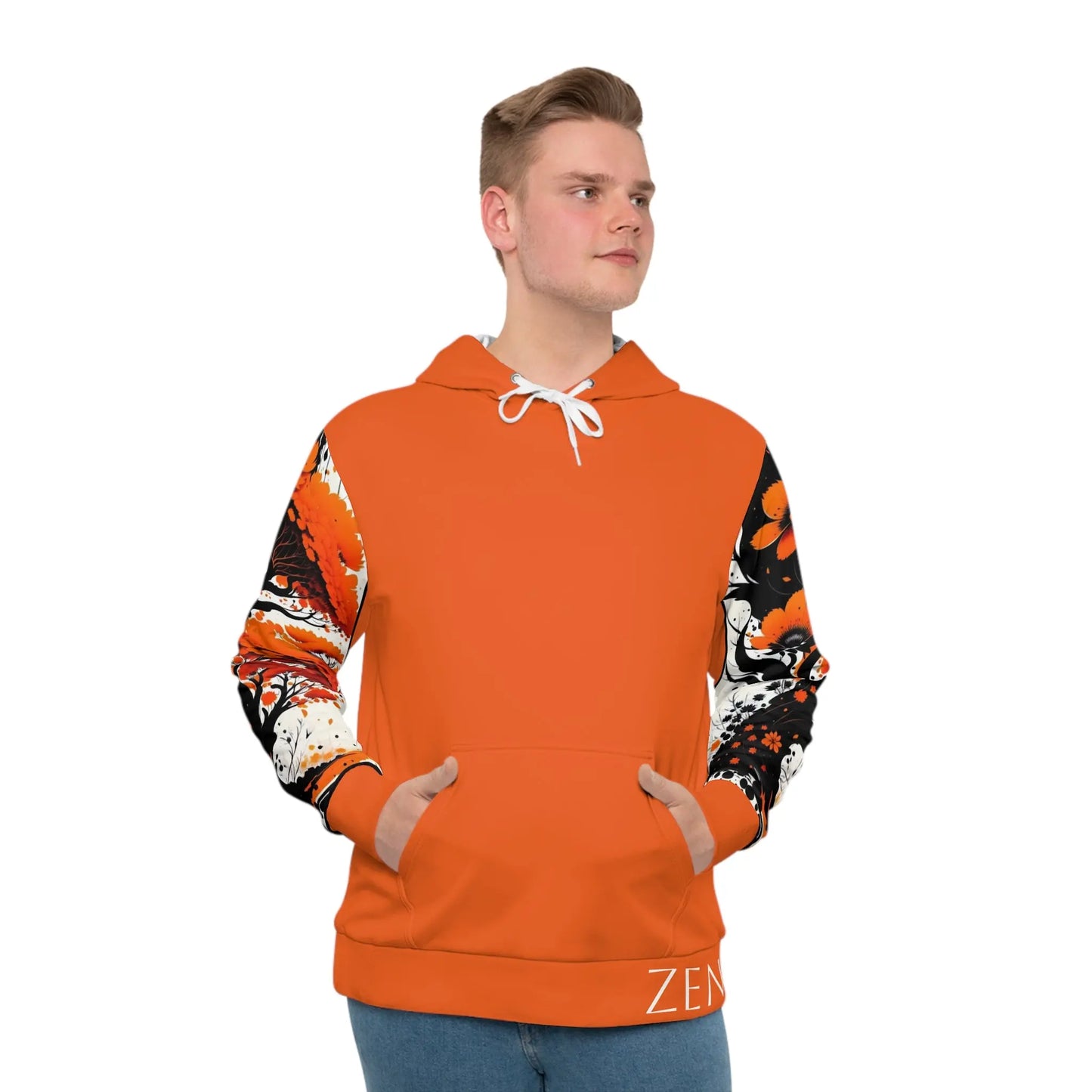 Sacral Chakra Tree Orange Hoodie Printify
