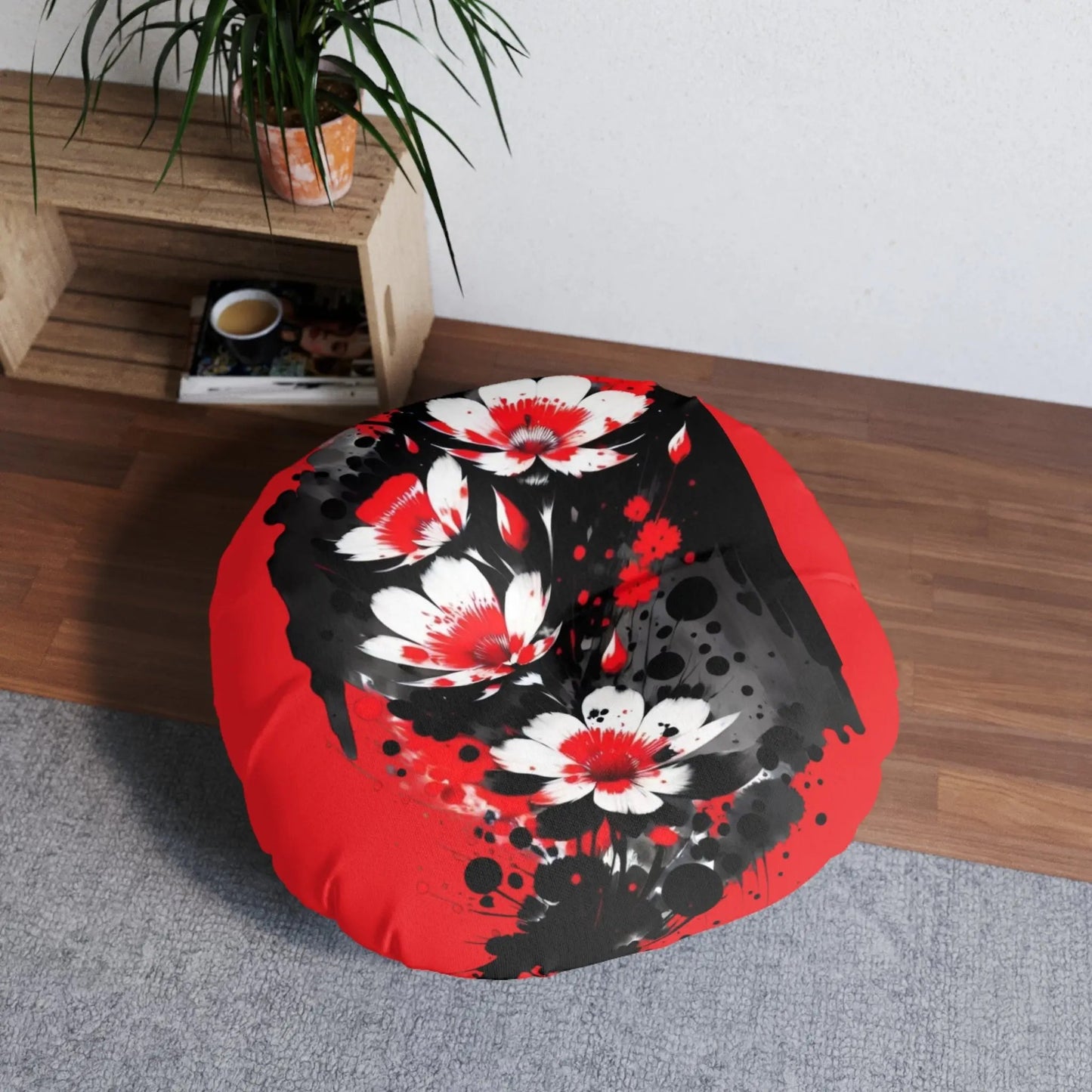 Root Chakra Meditation Pillow, Round Printify