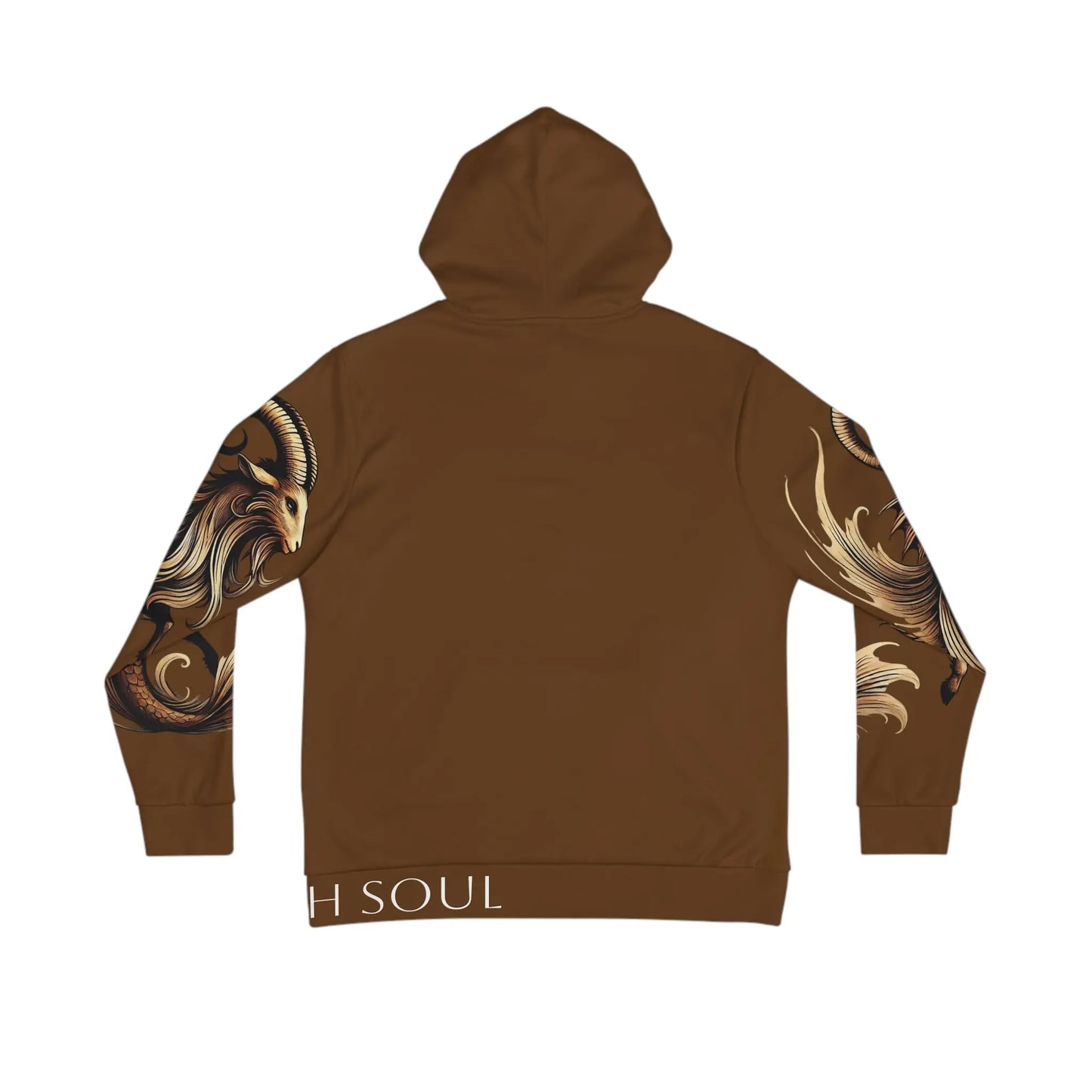 Capricorn Brown Hoodie Printify