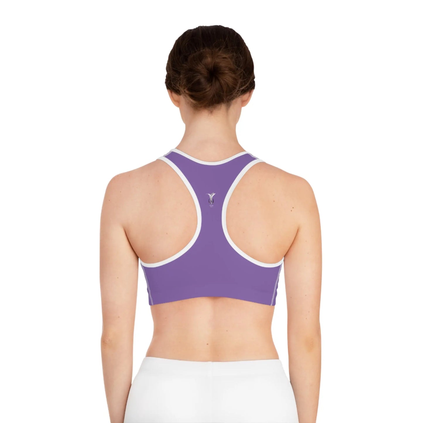 Sagittarius Lilac Sports Bra (AOP) Printify