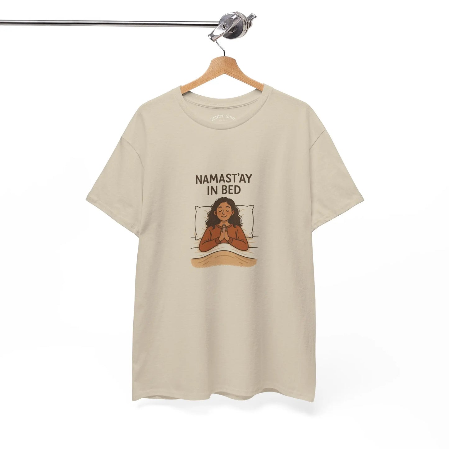 Namast'ay in Bed T-Shirt Printify