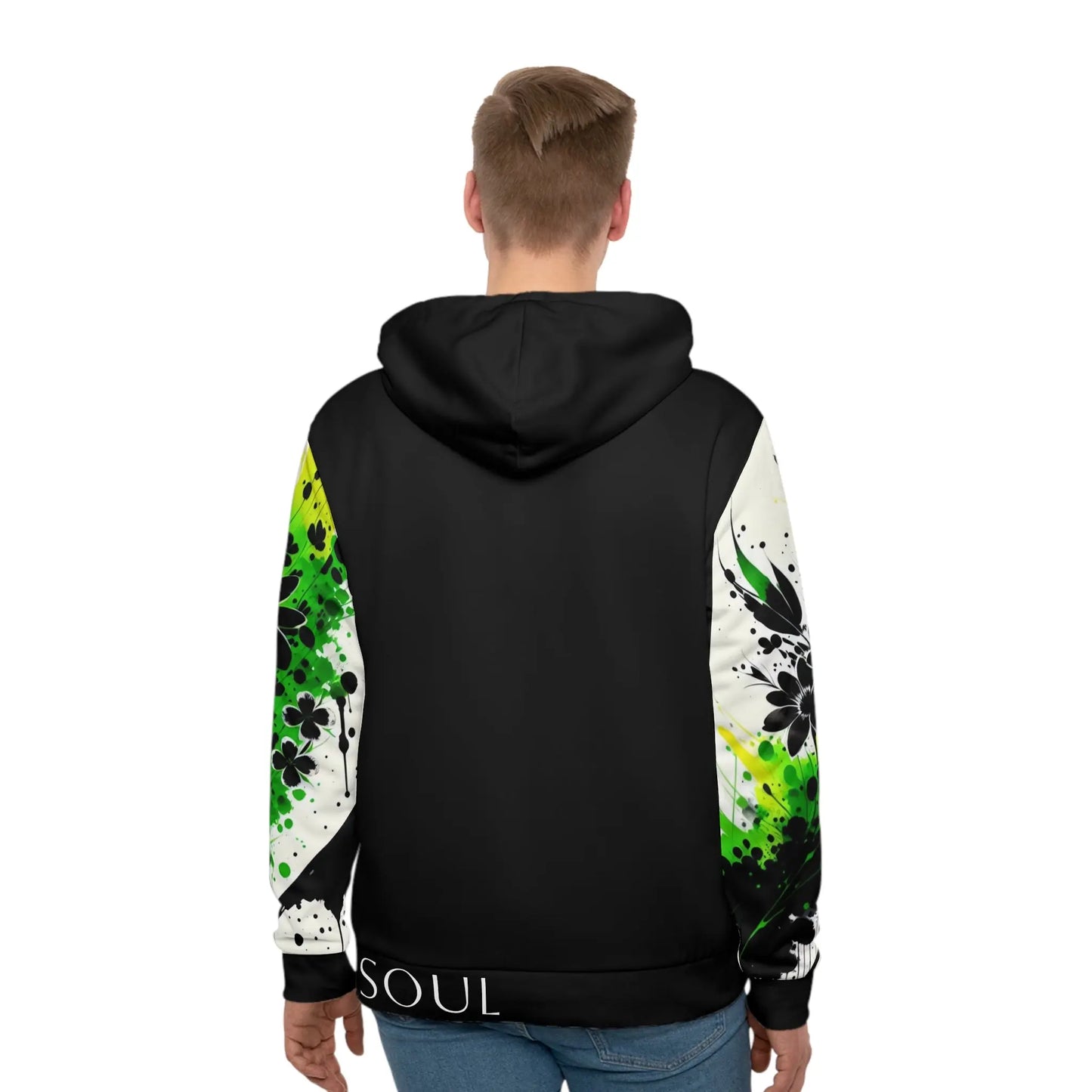 Heart Chakra Black Hoodie Printify