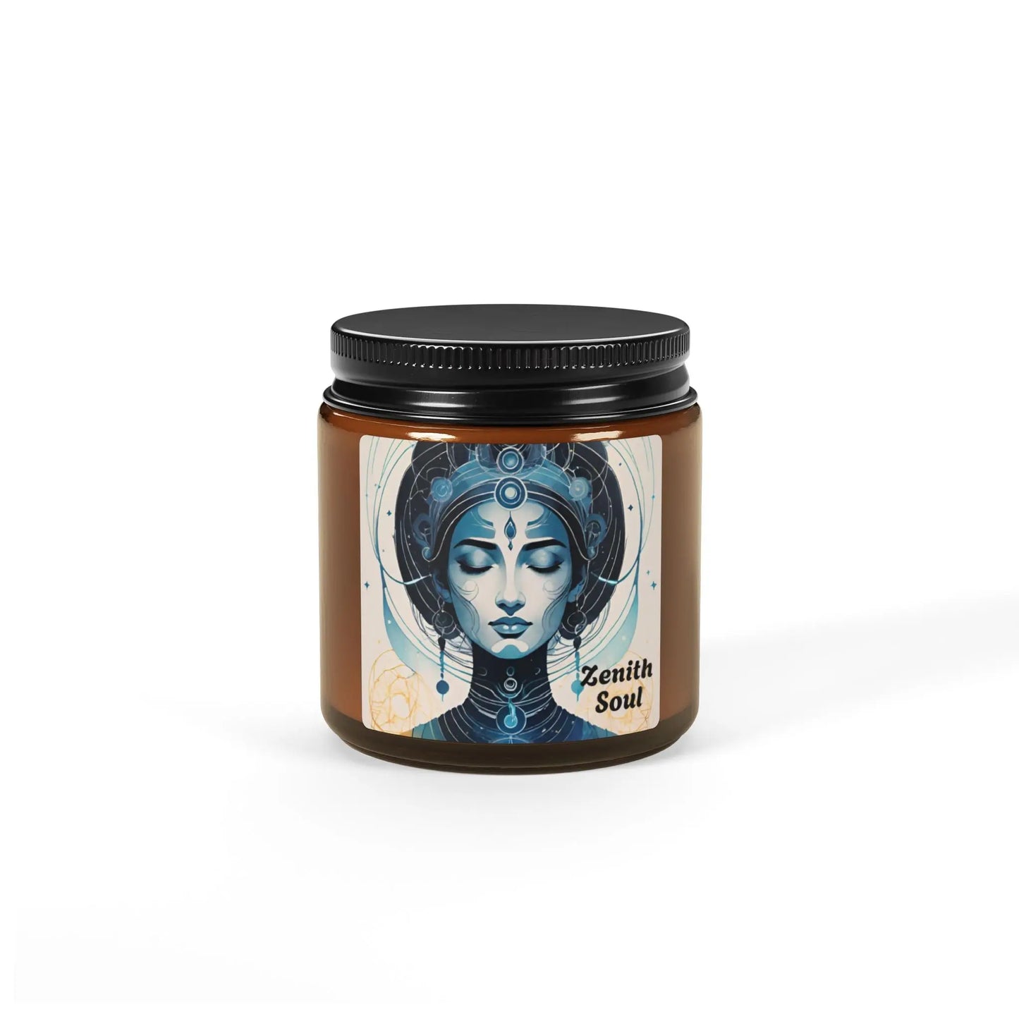 Namaste Glow - Scented Soy Candle (Multi-Size, Amber Jar) Printify