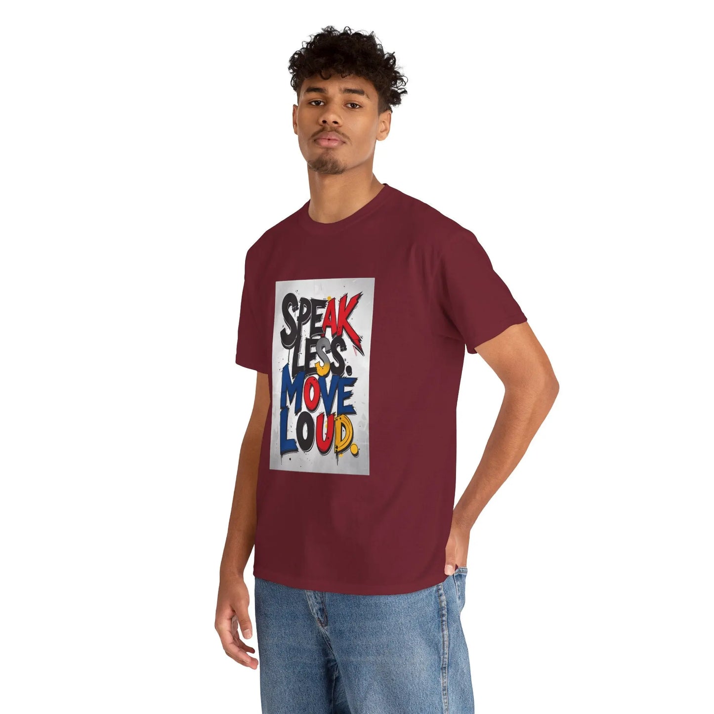 Speak Less - Heavy Cotton Tee Printify