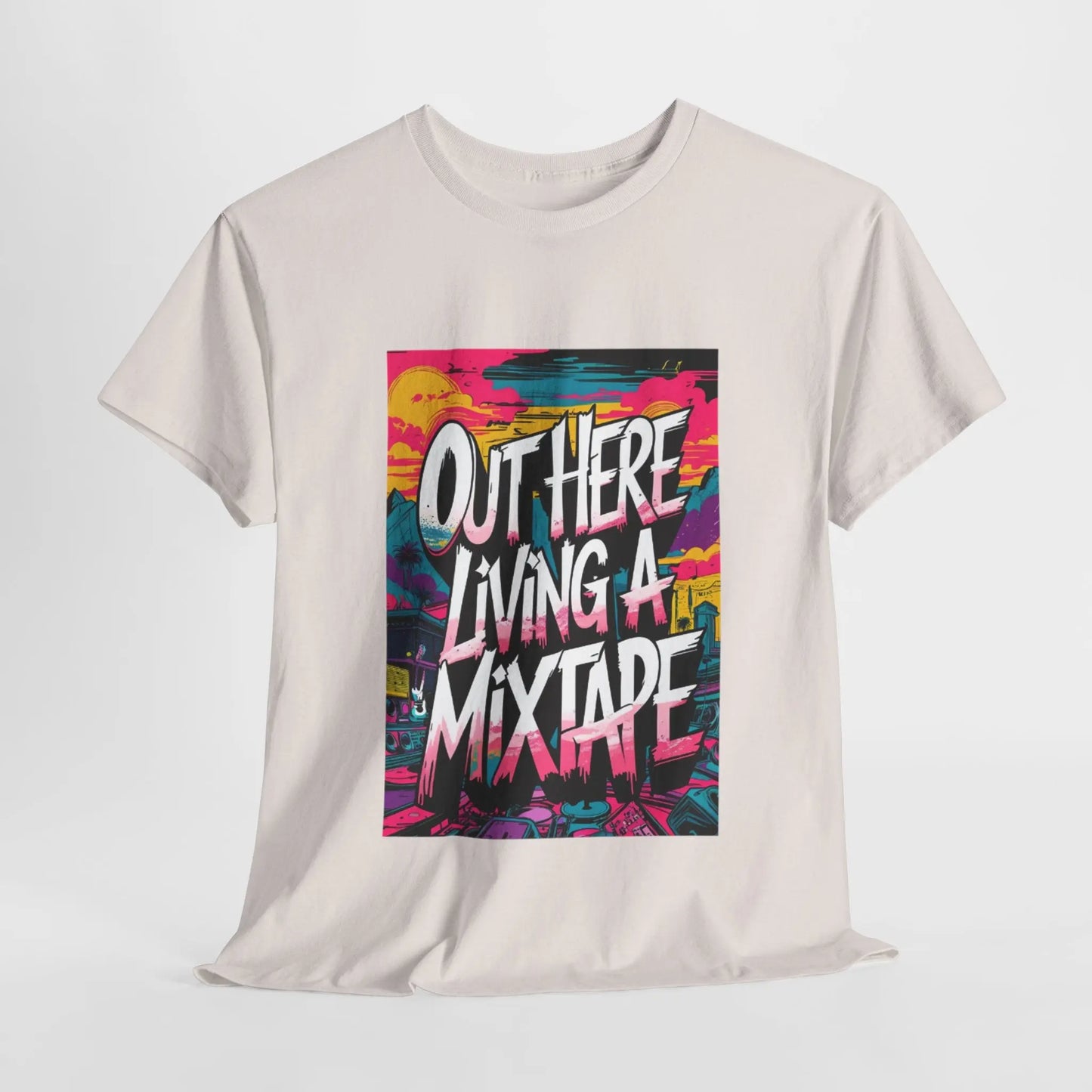 Out Here - Heavy Cotton Tee Printify